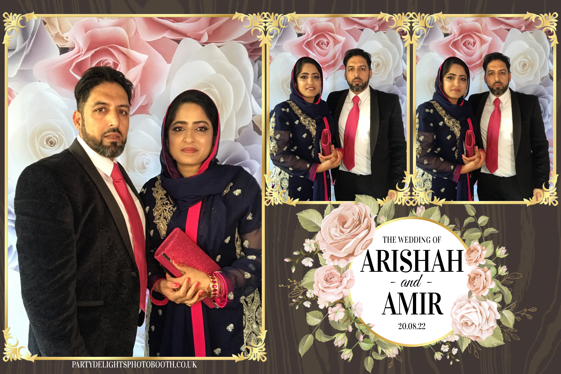 Arishah & Amir's Wedding | View more photos from the event at gallery.partydelightsphotobooth.co.uk/u/PartyDelightsPhotoBooth/Arishah-Amirs-Wedding