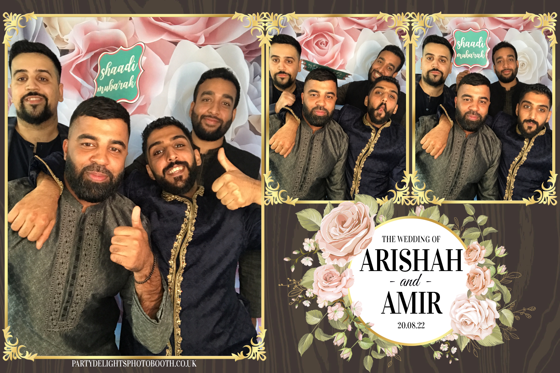 Arishah & Amir's Wedding | View more photos from the event at gallery.partydelightsphotobooth.co.uk/u/PartyDelightsPhotoBooth/Arishah-Amirs-Wedding