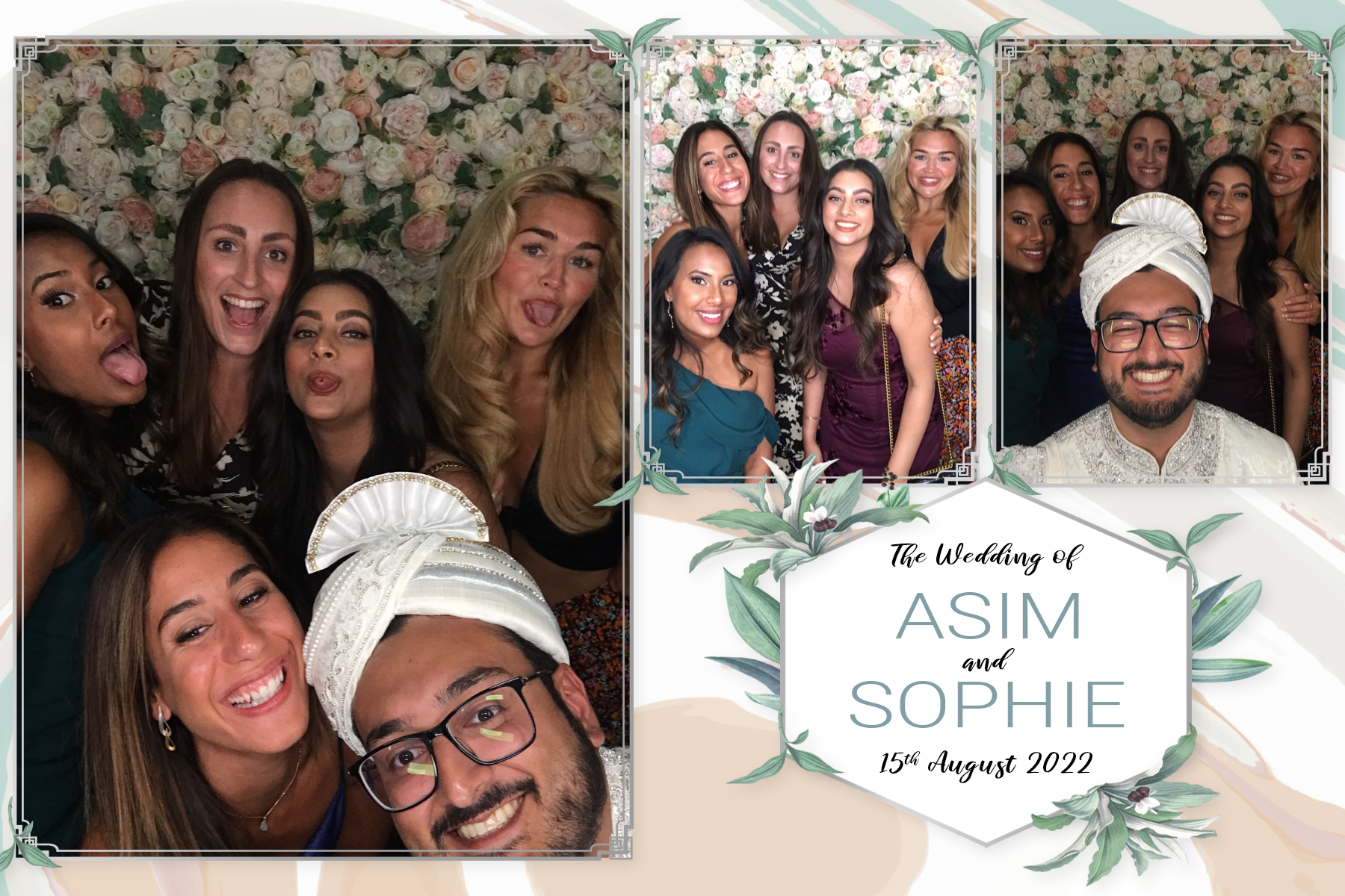 Asim & Sophie's Wedding | View more photos from the event at gallery.partydelightsphotobooth.co.uk/u/PartyDelightsPhotoBooth/Asim-Sophies-Wedding