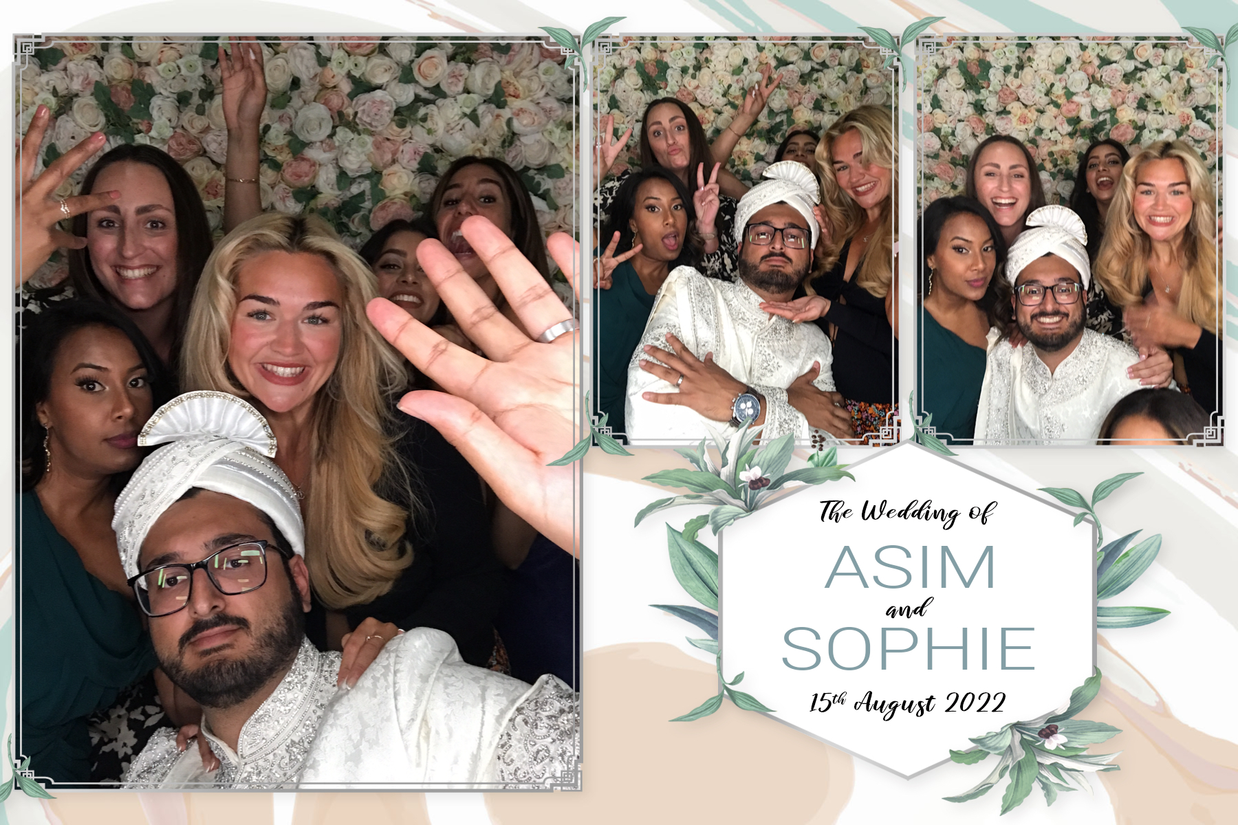 Asim & Sophie's Wedding | View more photos from the event at gallery.partydelightsphotobooth.co.uk/u/PartyDelightsPhotoBooth/Asim-Sophies-Wedding
