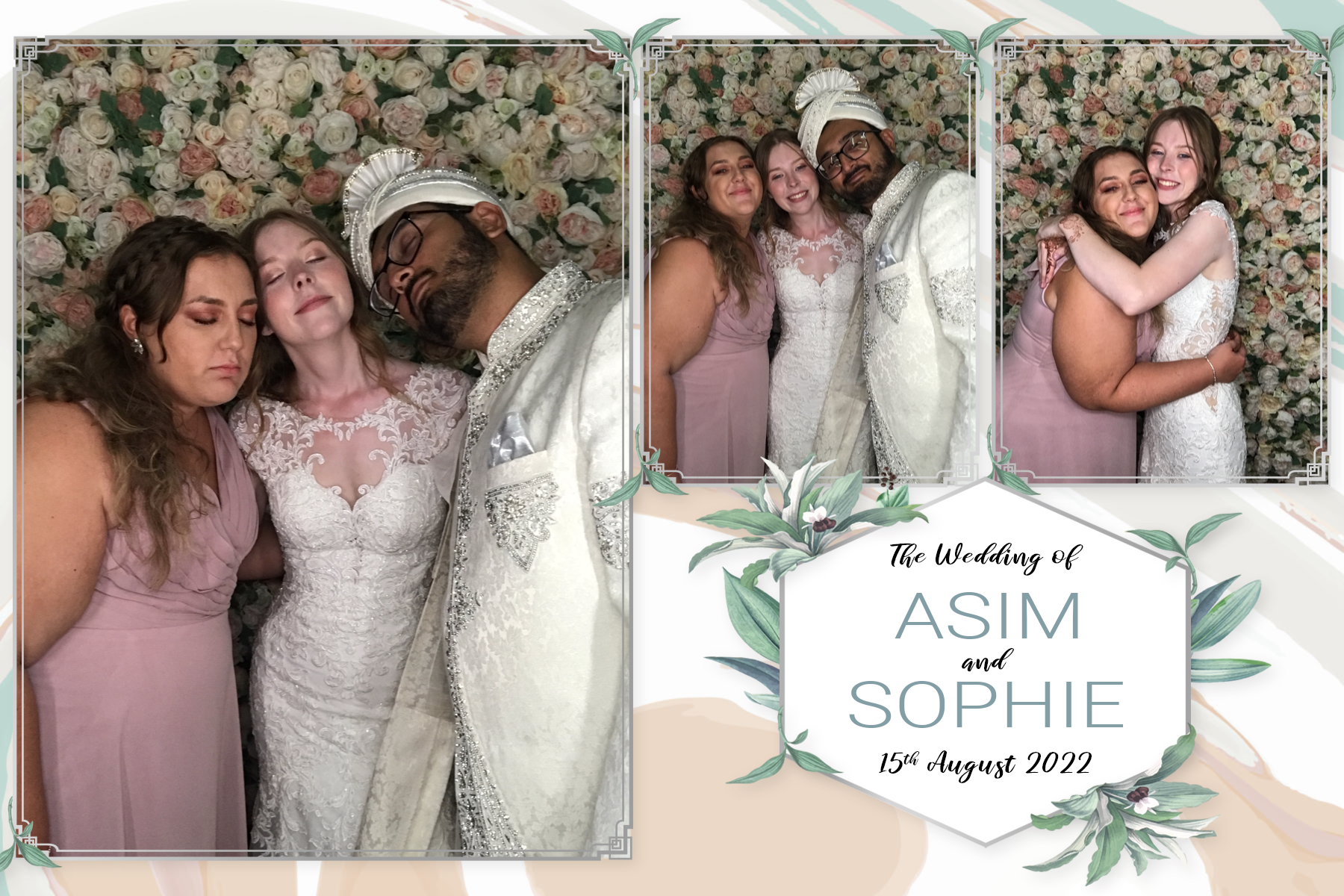 Asim & Sophie's Wedding | View more photos from the event at gallery.partydelightsphotobooth.co.uk/u/PartyDelightsPhotoBooth/Asim-Sophies-Wedding