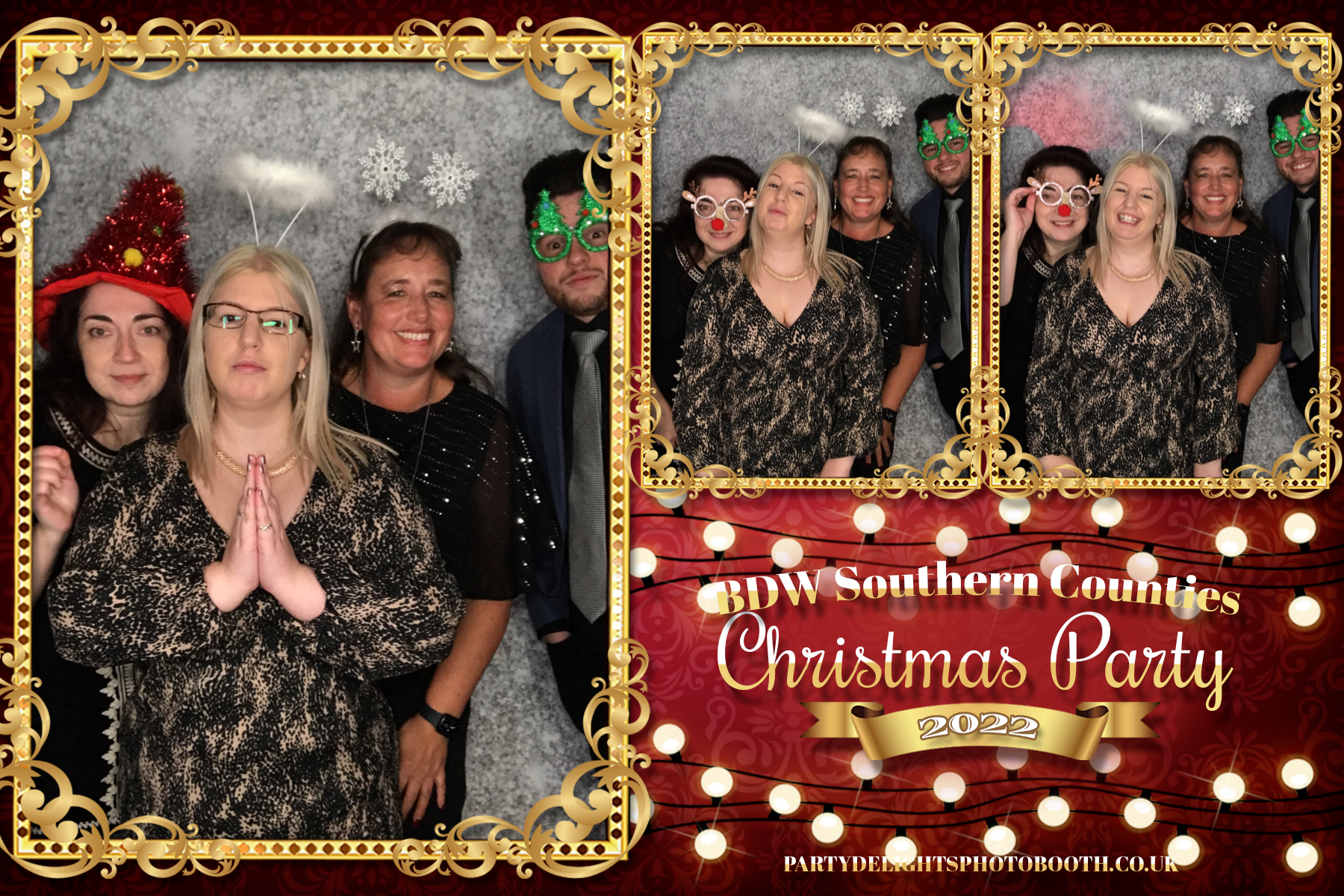 BDW Homes Southern Counties Christmas Party 2022 | View more photos from the event at gallery.partydelightsphotobooth.co.uk/u/PartyDelightsPhotoBooth/BDW-Homes-Southern-Counties-Christmas-Party-2022