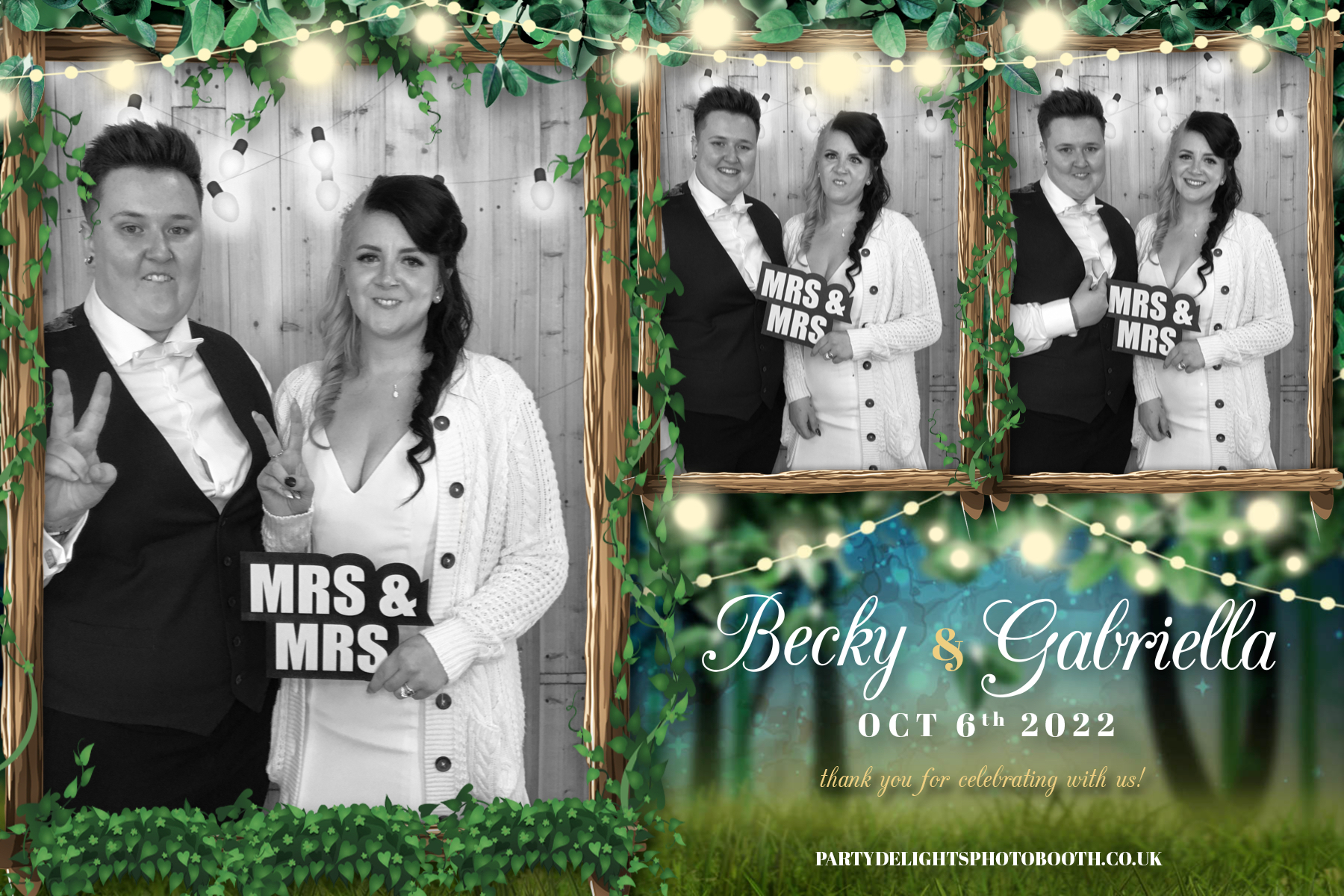 Becky & Gabriella’s Wedding | View more photos from the event at gallery.partydelightsphotobooth.co.uk/u/PartyDelightsPhotoBooth/Becky-Gabriella’s-Wedding