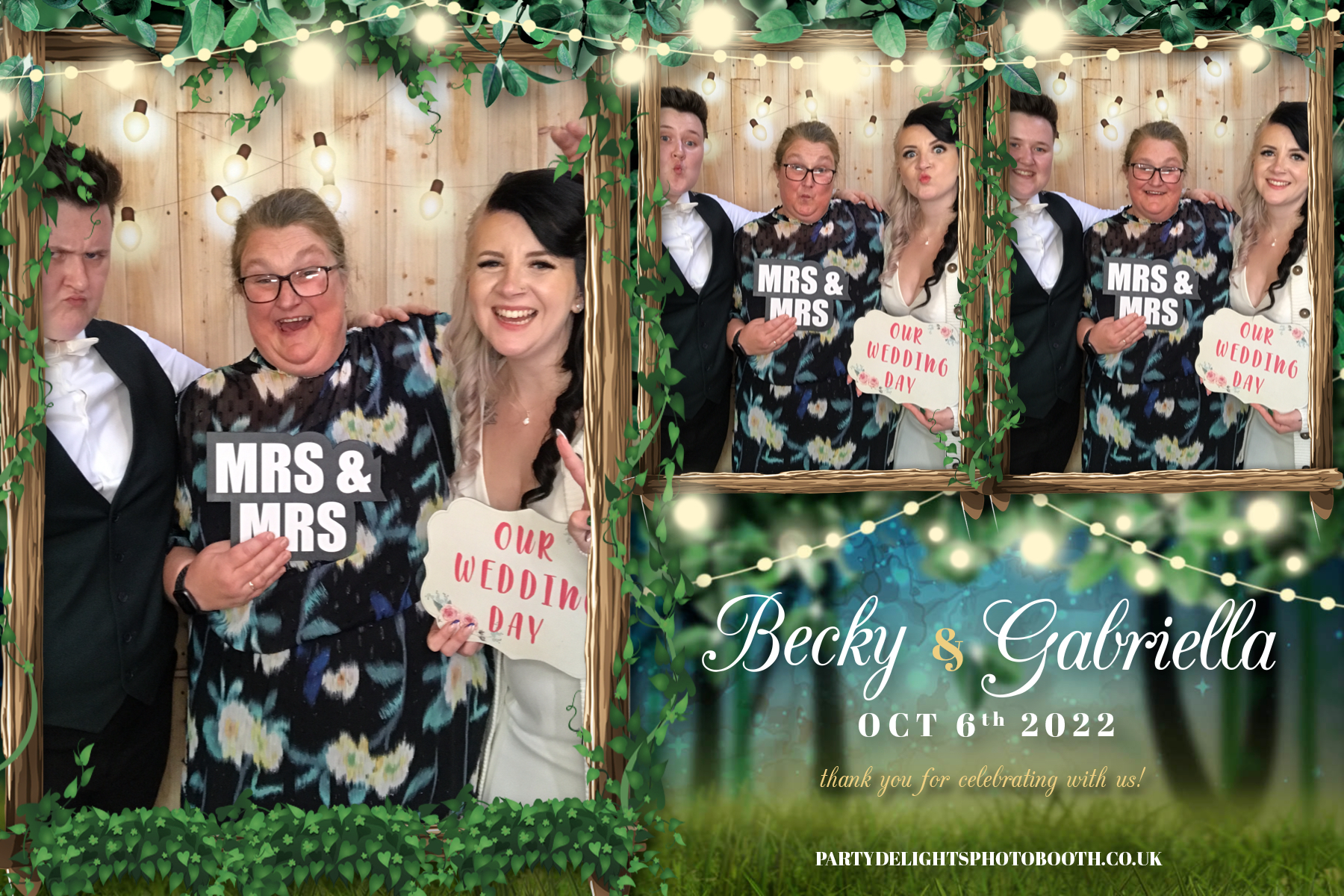 Becky & Gabriella’s Wedding | View more photos from the event at gallery.partydelightsphotobooth.co.uk/u/PartyDelightsPhotoBooth/Becky-Gabriella’s-Wedding