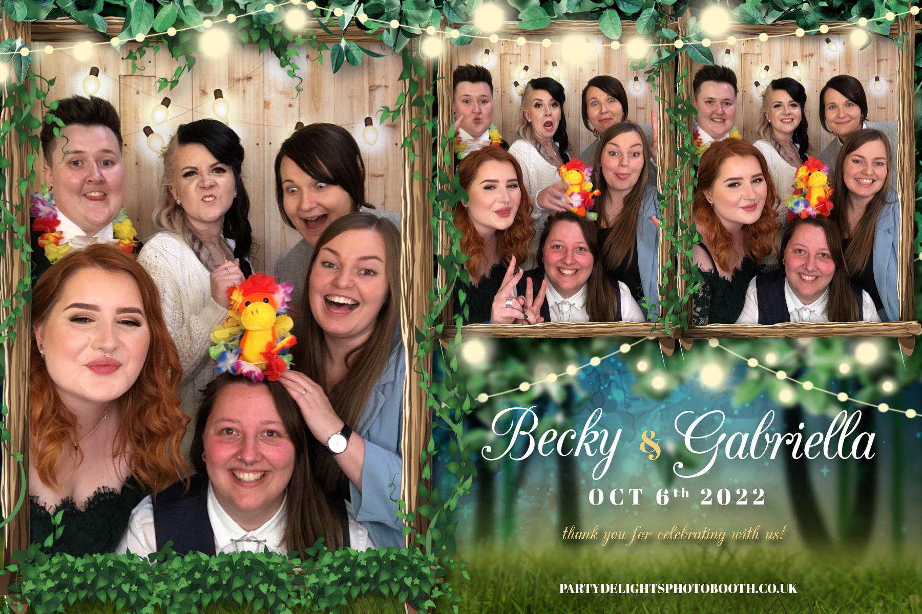 Becky & Gabriella’s Wedding | View more photos from the event at gallery.partydelightsphotobooth.co.uk/u/PartyDelightsPhotoBooth/Becky-Gabriella’s-Wedding