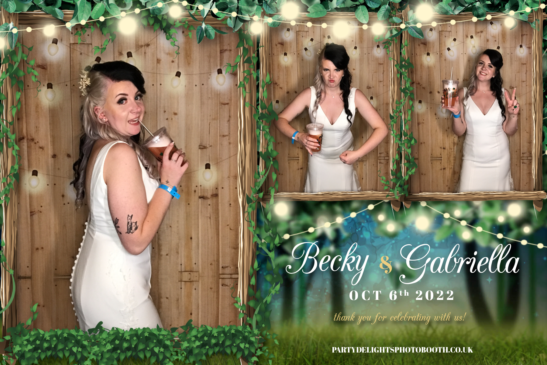 Becky & Gabriella’s Wedding | View more photos from the event at gallery.partydelightsphotobooth.co.uk/u/PartyDelightsPhotoBooth/Becky-Gabriella’s-Wedding