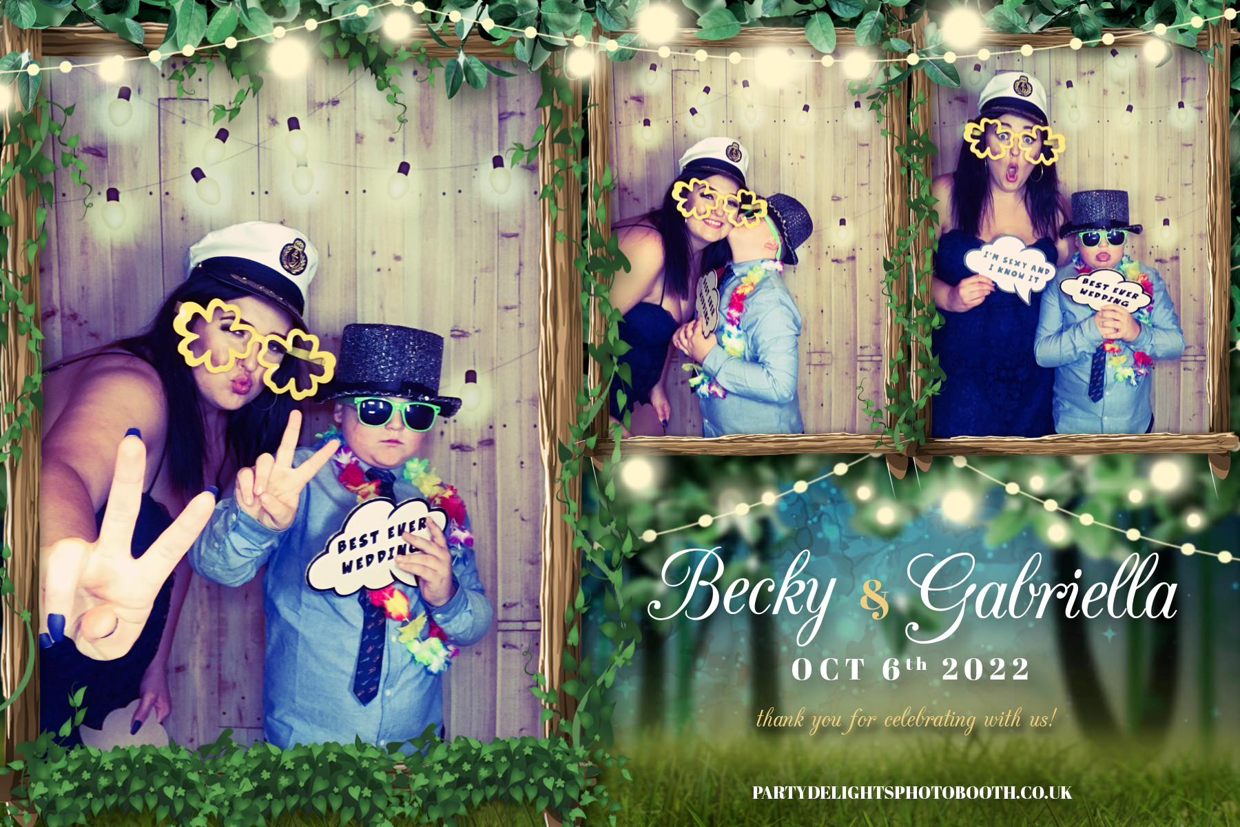 Becky & Gabriella’s Wedding | View more photos from the event at gallery.partydelightsphotobooth.co.uk/u/PartyDelightsPhotoBooth/Becky-Gabriella’s-Wedding