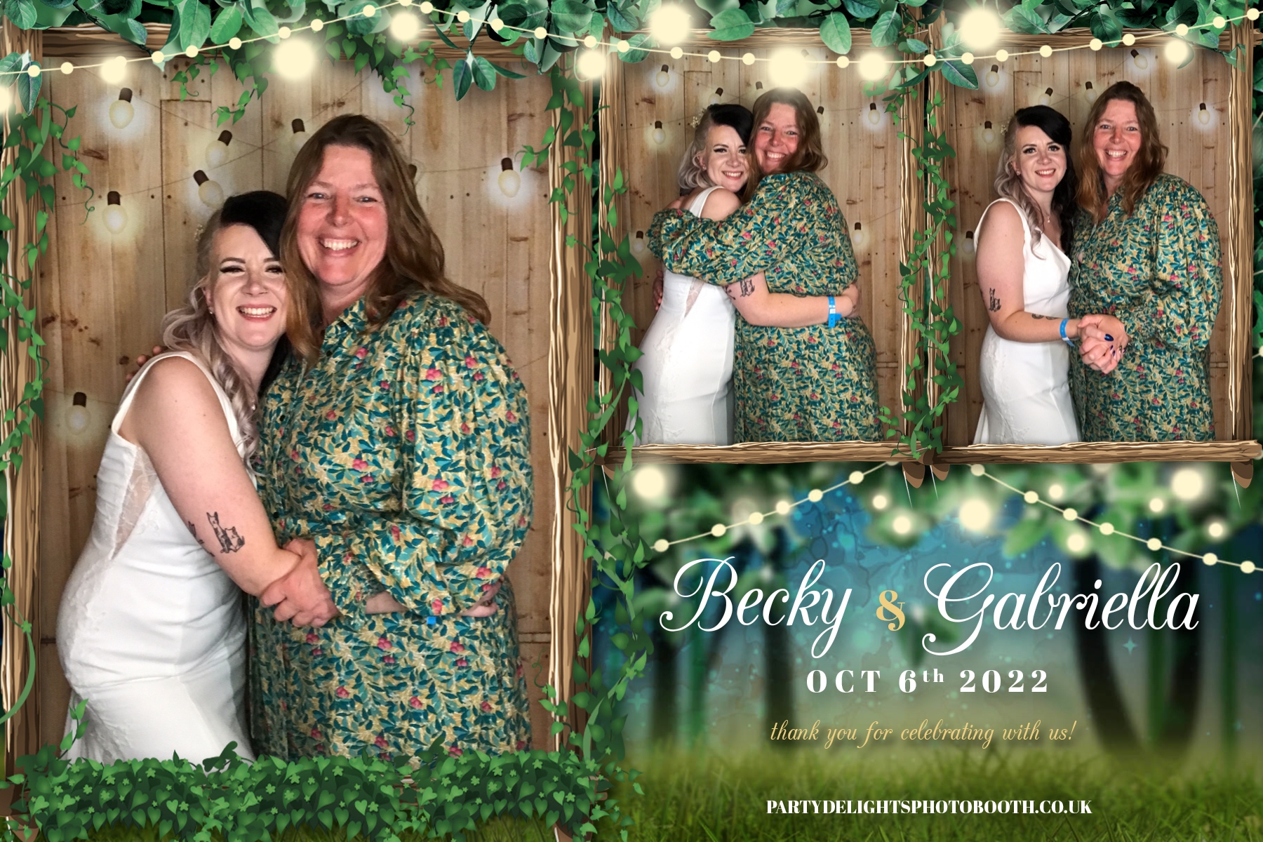 Becky & Gabriella’s Wedding | View more photos from the event at gallery.partydelightsphotobooth.co.uk/u/PartyDelightsPhotoBooth/Becky-Gabriella’s-Wedding