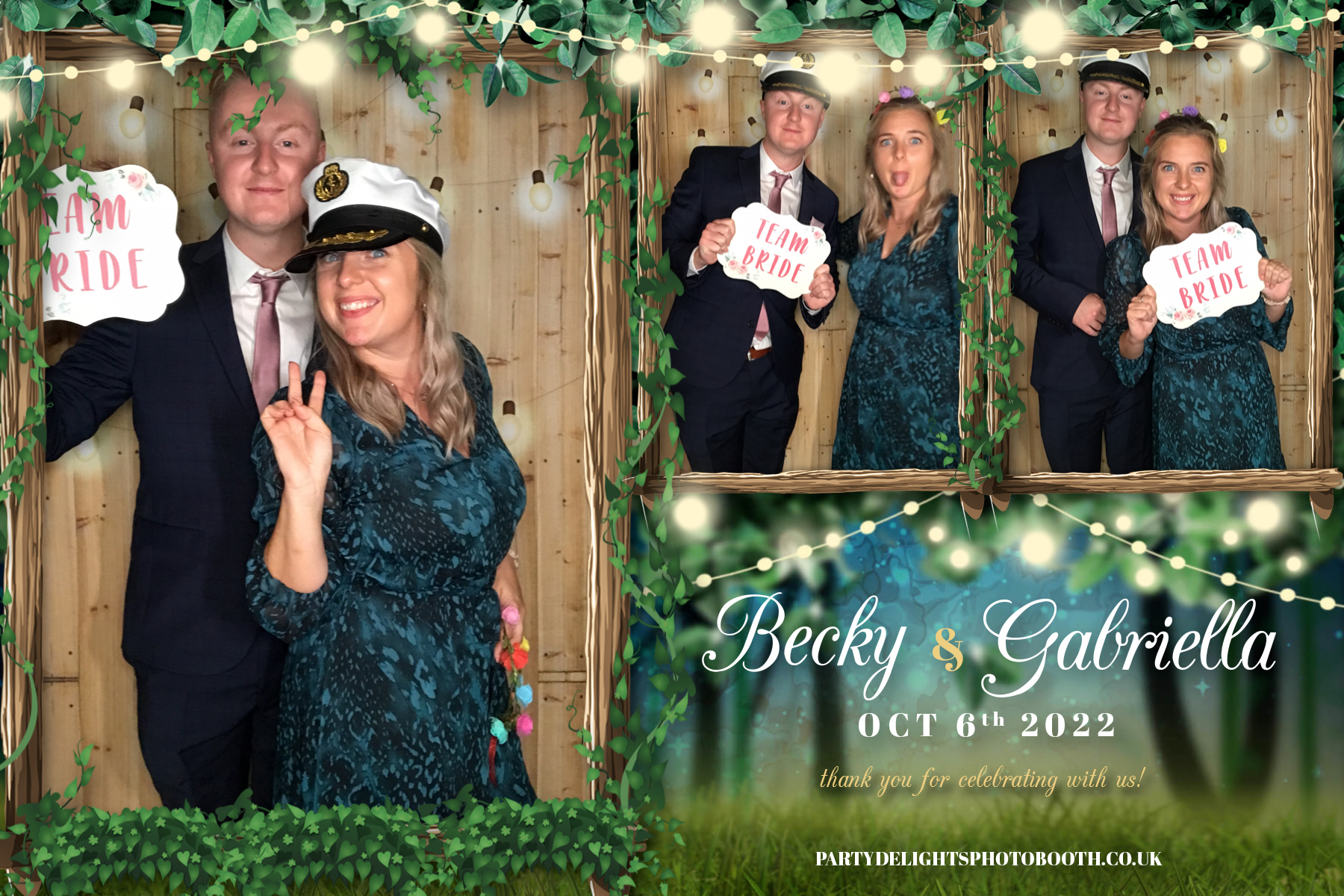 Becky & Gabriella’s Wedding | View more photos from the event at gallery.partydelightsphotobooth.co.uk/u/PartyDelightsPhotoBooth/Becky-Gabriella’s-Wedding