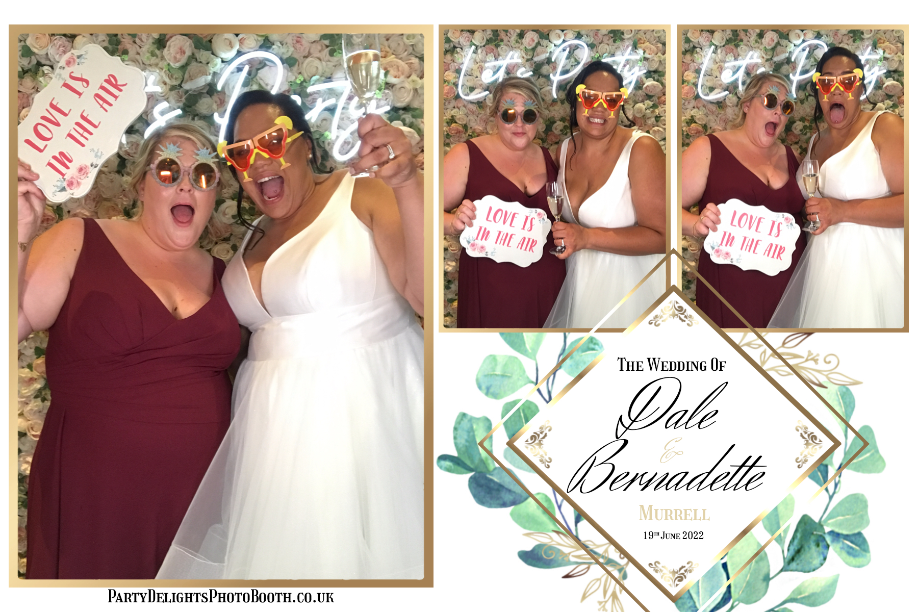 Bernadette and Dale’s wedding | View more photos from the event at gallery.partydelightsphotobooth.co.uk/u/PartyDelightsPhotoBooth/Bernadette-and-Dale’s-wedding