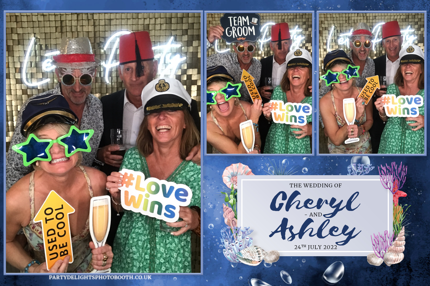 Cheryl and Ashley's Wedding | View more photos from the event at gallery.partydelightsphotobooth.co.uk/u/PartyDelightsPhotoBooth/Cheryl-and-Ashleys-Wedding