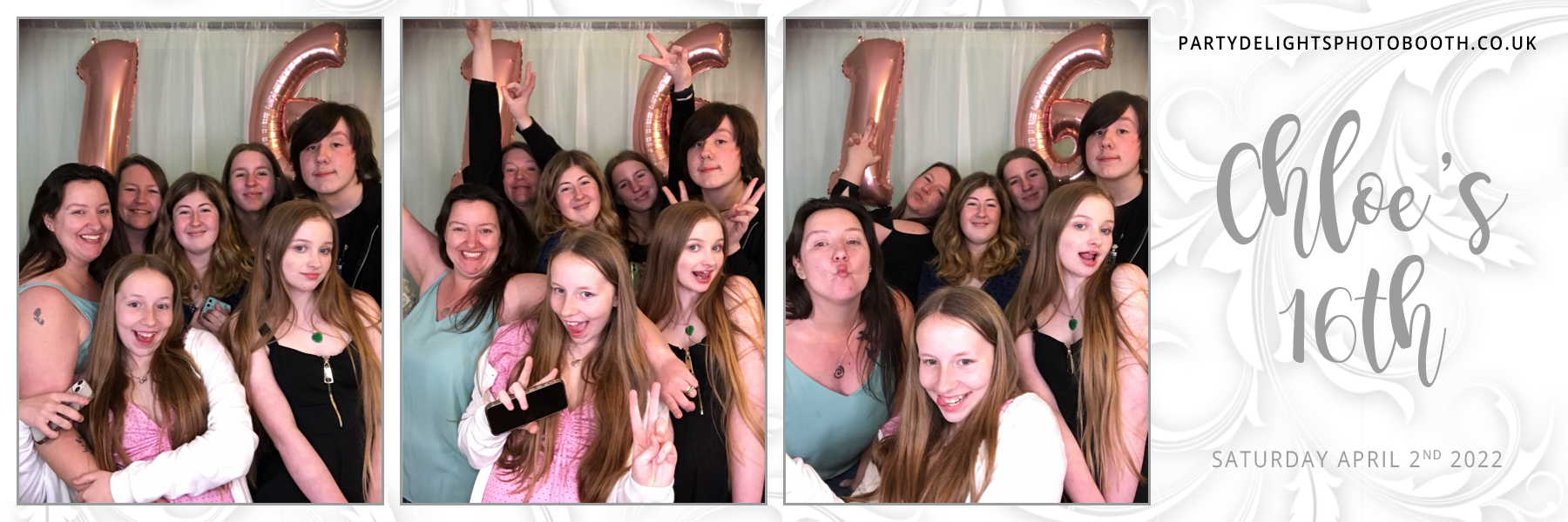Chloe's 16th birthday | View more photos from the event at gallery.partydelightsphotobooth.co.uk/u/PartyDelightsPhotoBooth/Chloes-16th-birthday