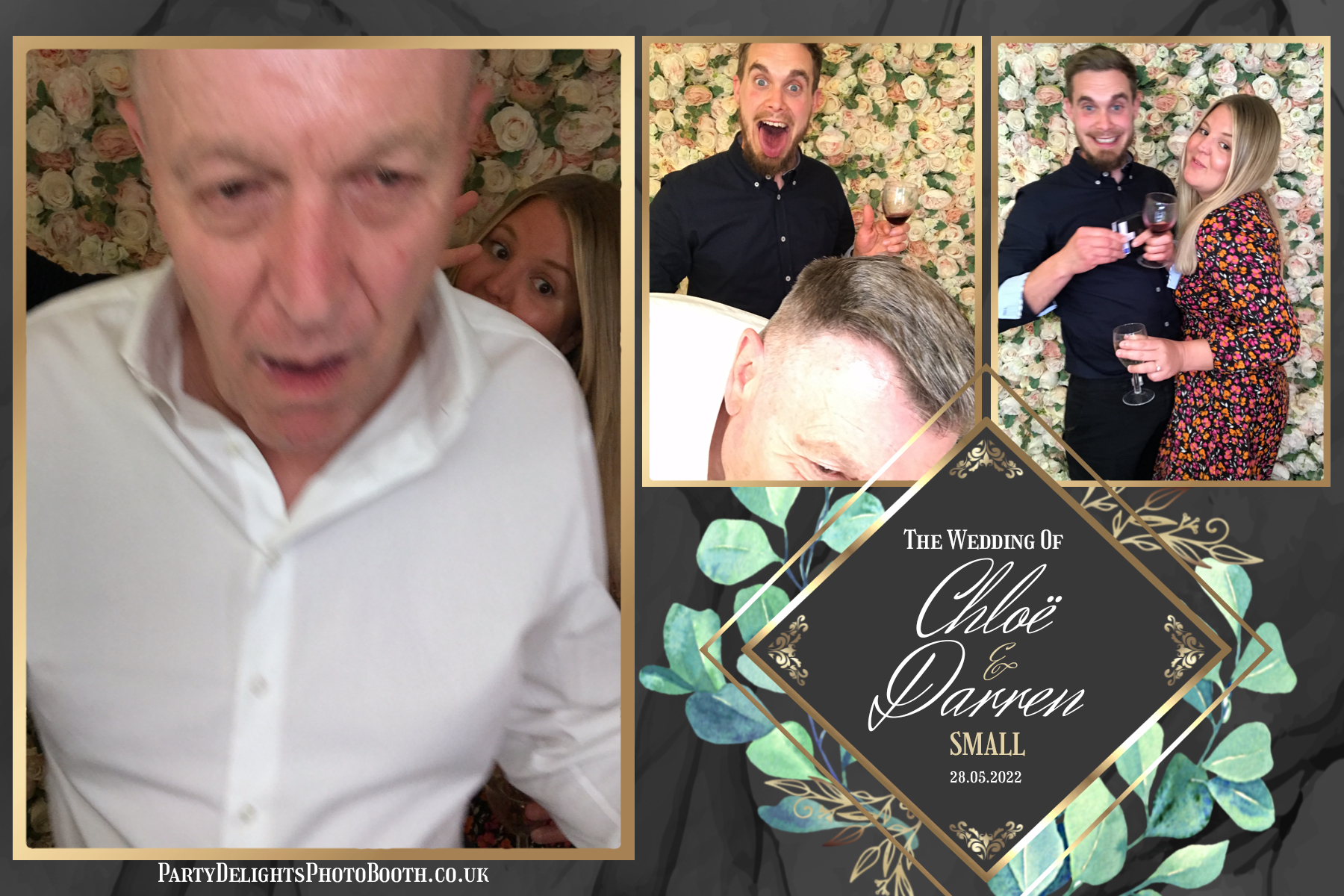 Chloe's and Darren's Wedding | View more photos from the event at gallery.partydelightsphotobooth.co.uk/u/PartyDelightsPhotoBooth/Chloes-and-Darrens-Wedding