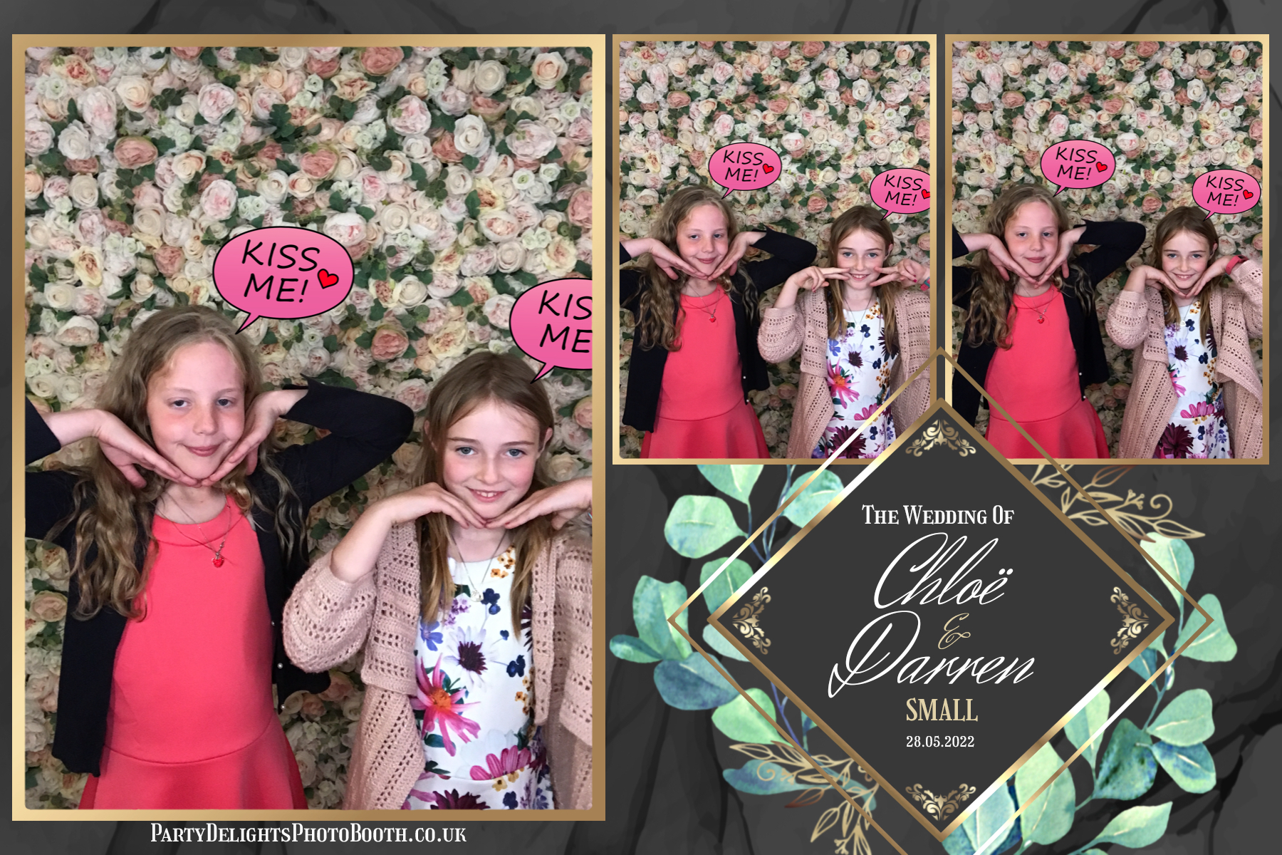 Chloe's and Darren's Wedding | View more photos from the event at gallery.partydelightsphotobooth.co.uk/u/PartyDelightsPhotoBooth/Chloes-and-Darrens-Wedding