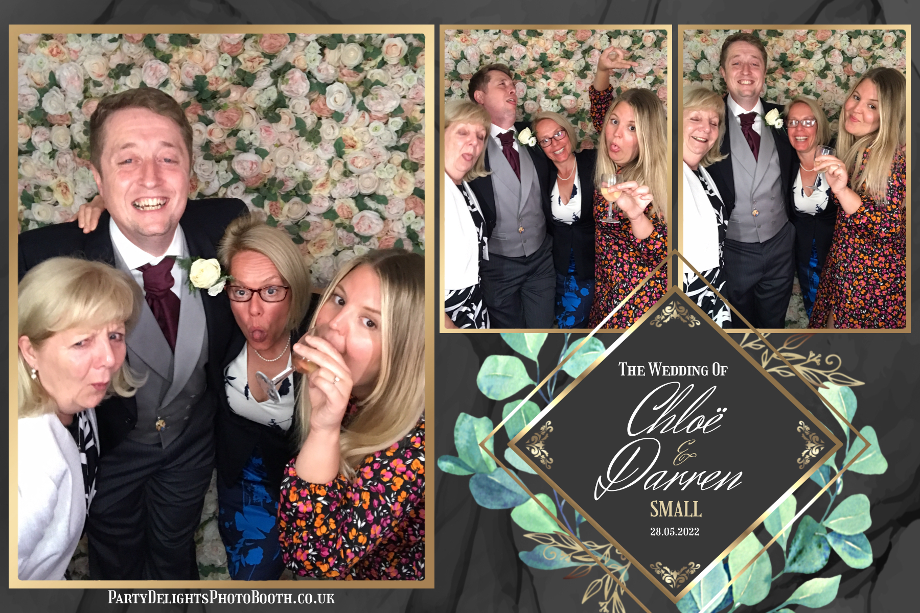 Chloe's and Darren's Wedding | View more photos from the event at gallery.partydelightsphotobooth.co.uk/u/PartyDelightsPhotoBooth/Chloes-and-Darrens-Wedding