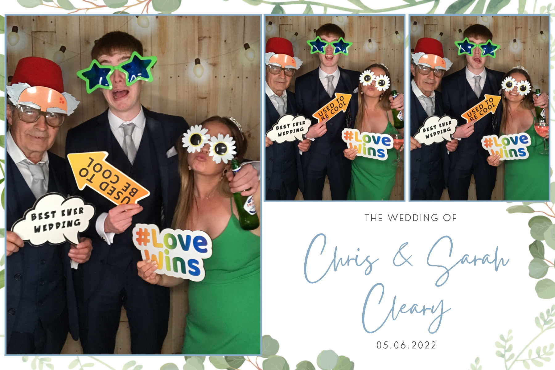 Chris & Sarah's Wedding | View more photos from the event at gallery.partydelightsphotobooth.co.uk/u/PartyDelightsPhotoBooth/Chris-Sarahs-Wedding