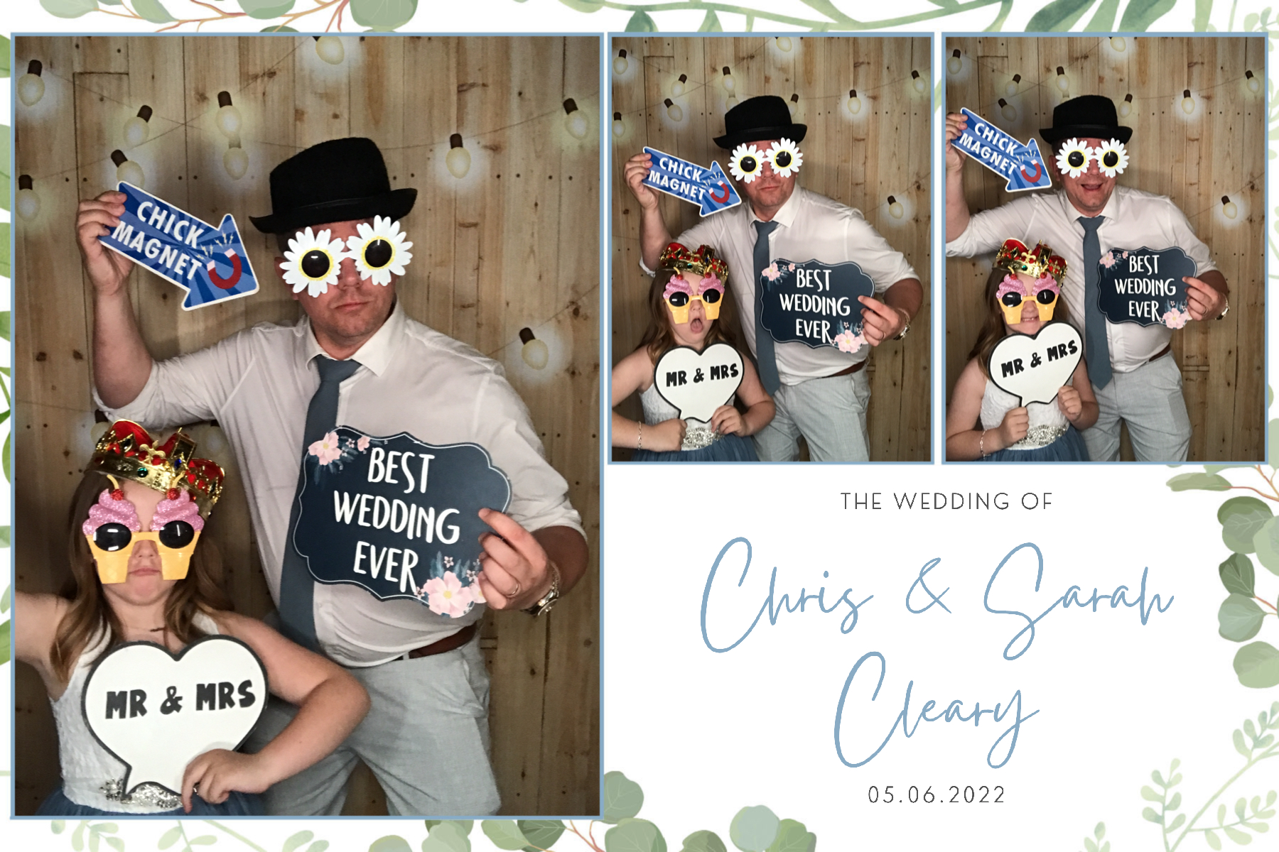 Chris & Sarah's Wedding | View more photos from the event at gallery.partydelightsphotobooth.co.uk/u/PartyDelightsPhotoBooth/Chris-Sarahs-Wedding