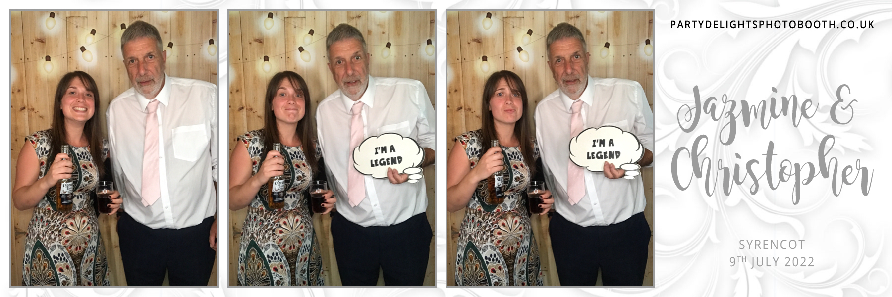 Chris and Jazmine's wedding | View more photos from the event at gallery.partydelightsphotobooth.co.uk/u/PartyDelightsPhotoBooth/Chris-and-Jazmines-wedding