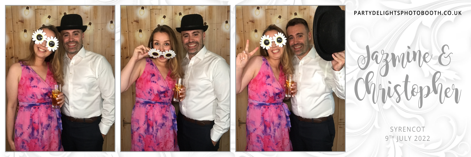 Chris and Jazmine's wedding | View more photos from the event at gallery.partydelightsphotobooth.co.uk/u/PartyDelightsPhotoBooth/Chris-and-Jazmines-wedding