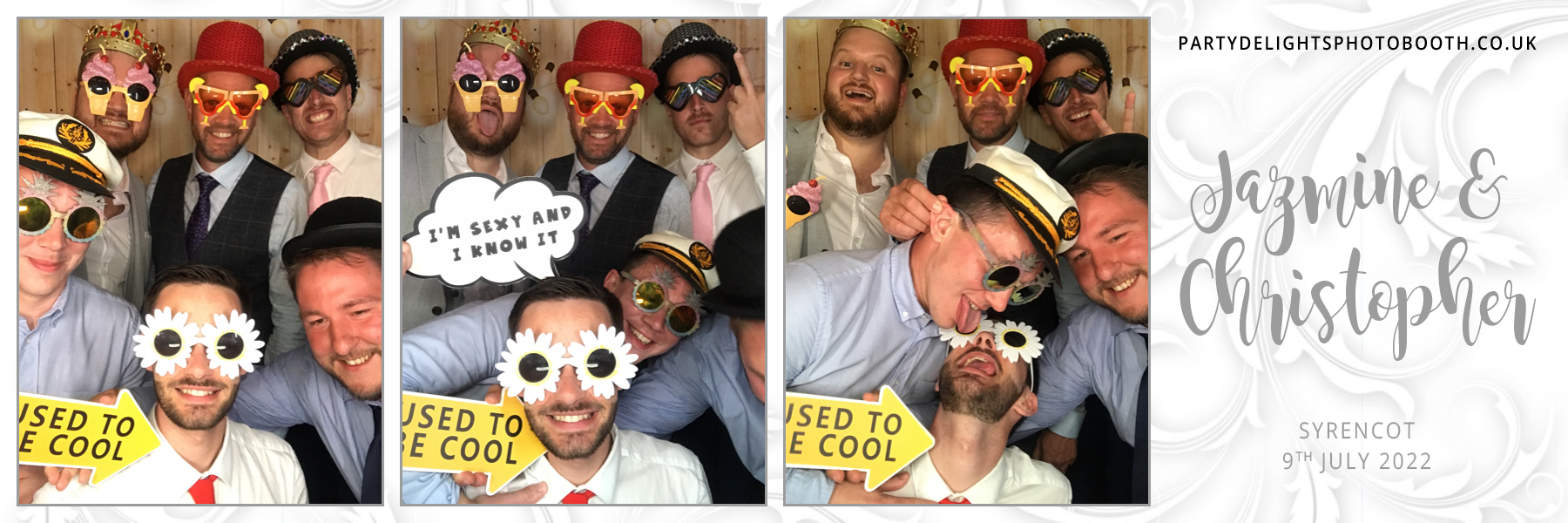 Chris and Jazmine's wedding | View more photos from the event at gallery.partydelightsphotobooth.co.uk/u/PartyDelightsPhotoBooth/Chris-and-Jazmines-wedding