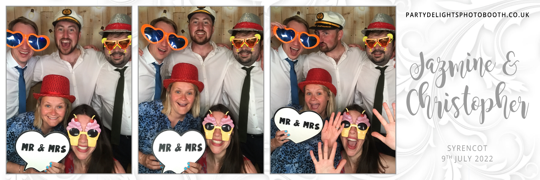 Chris and Jazmine's wedding | View more photos from the event at gallery.partydelightsphotobooth.co.uk/u/PartyDelightsPhotoBooth/Chris-and-Jazmines-wedding