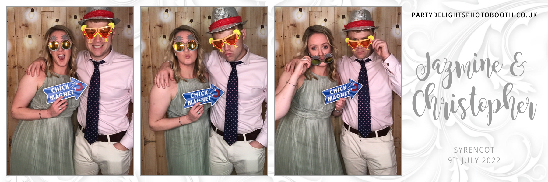 Chris and Jazmine's wedding | View more photos from the event at gallery.partydelightsphotobooth.co.uk/u/PartyDelightsPhotoBooth/Chris-and-Jazmines-wedding