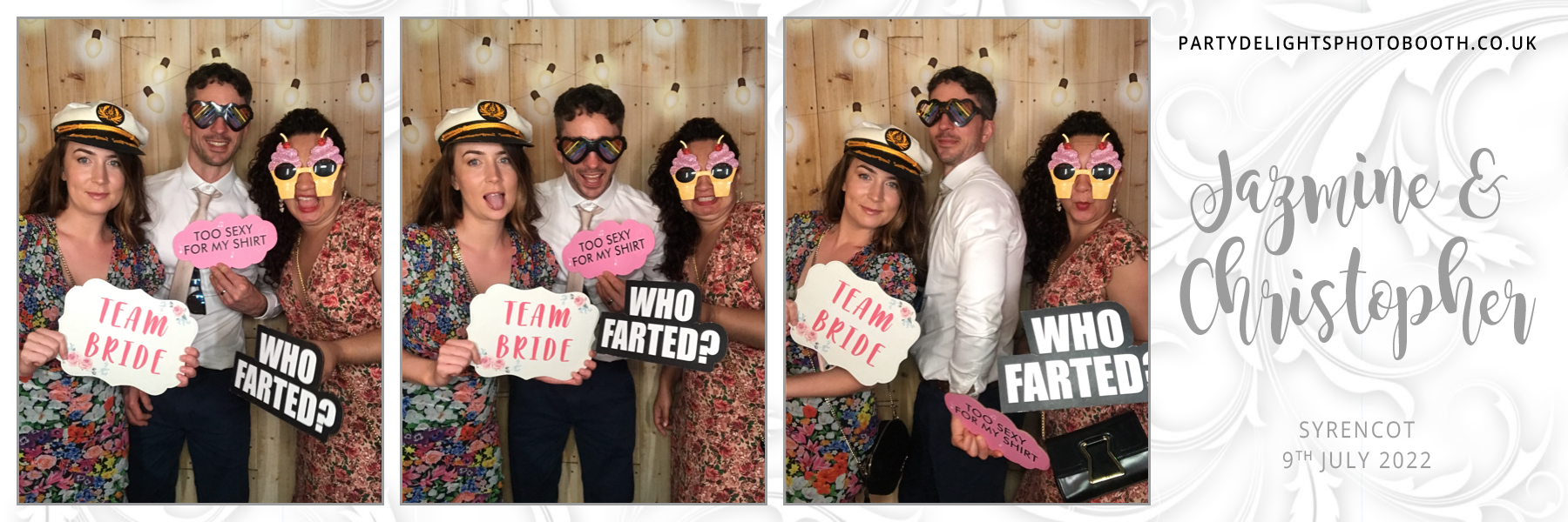 Chris and Jazmine's wedding | View more photos from the event at gallery.partydelightsphotobooth.co.uk/u/PartyDelightsPhotoBooth/Chris-and-Jazmines-wedding