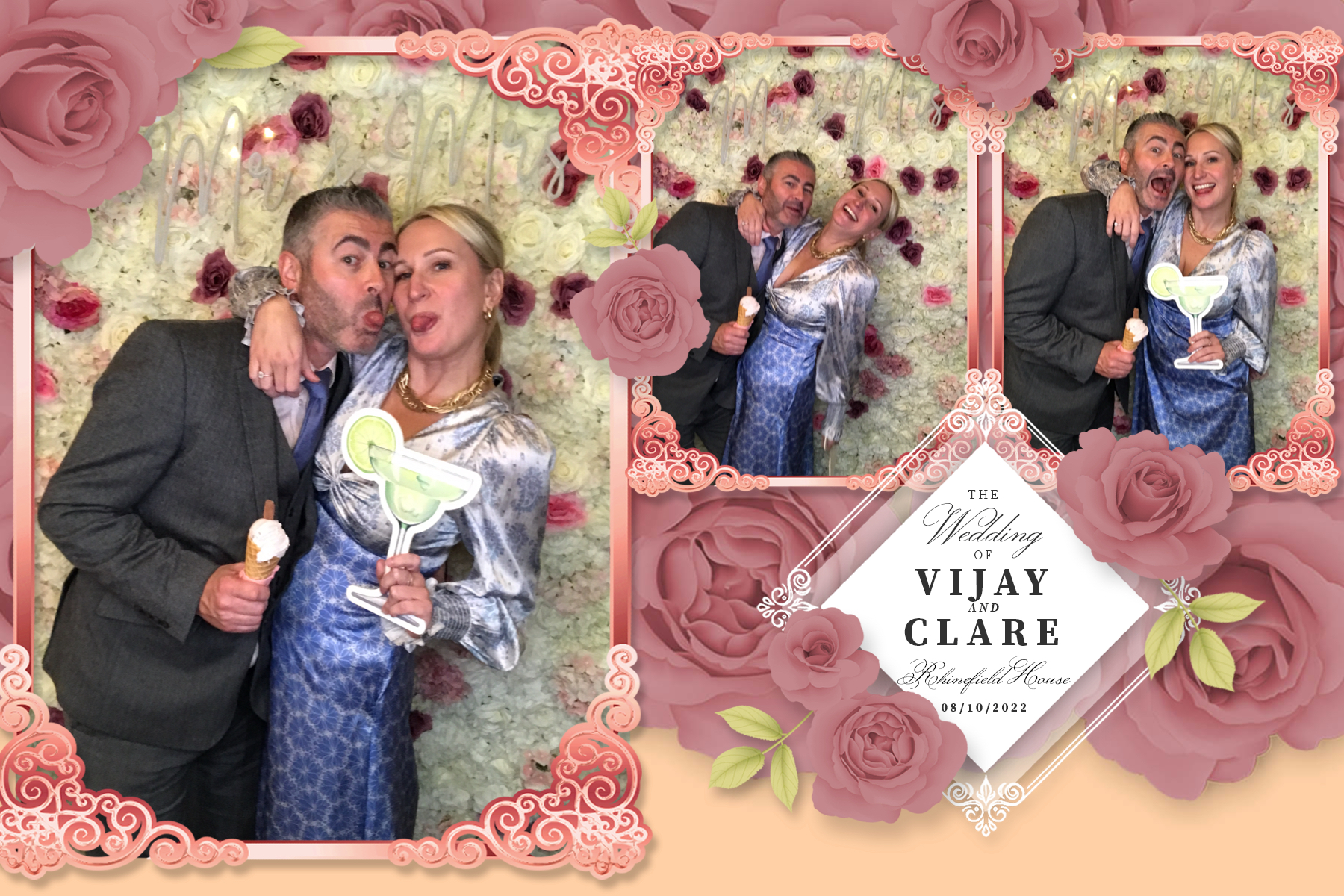 Clare & Vijay | View more photos from the event at gallery.partydelightsphotobooth.co.uk/u/PartyDelightsPhotoBooth/Clare-Vijay