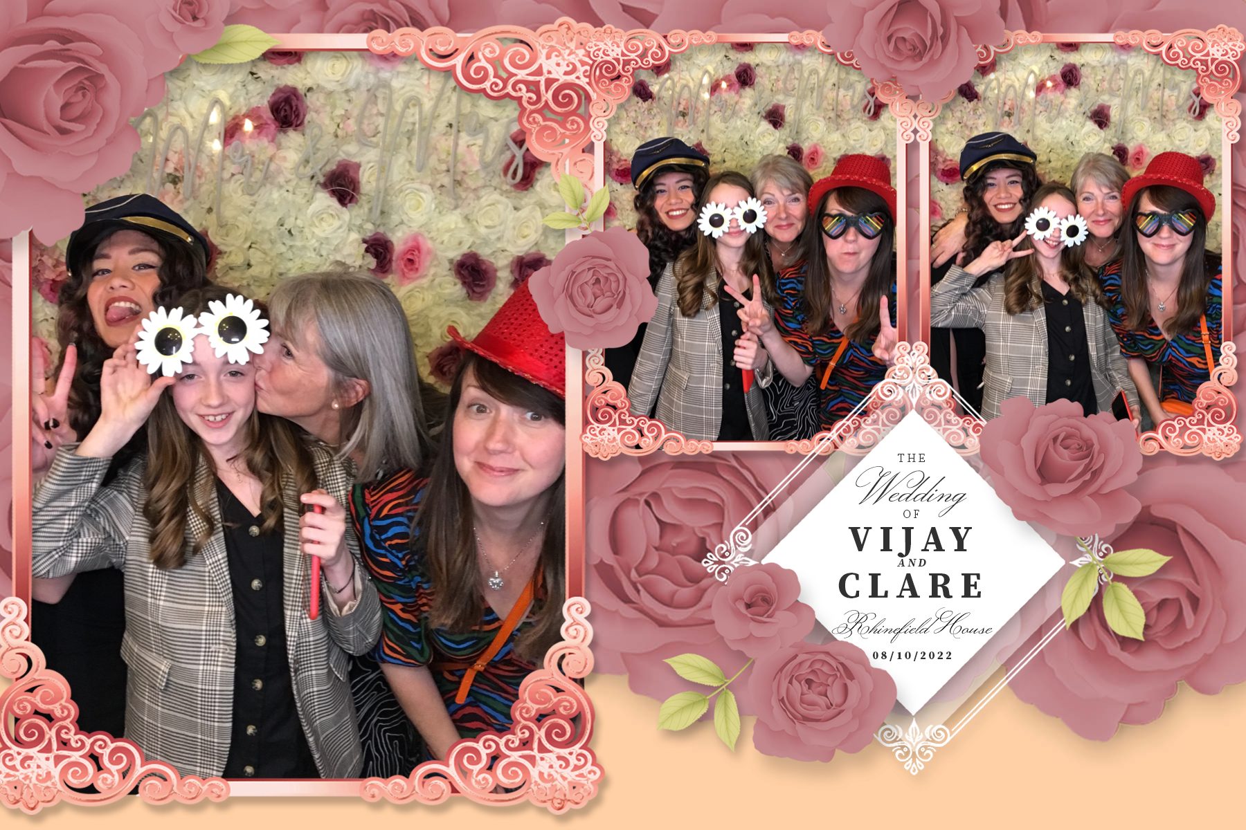 Clare & Vijay | View more photos from the event at gallery.partydelightsphotobooth.co.uk/u/PartyDelightsPhotoBooth/Clare-Vijay