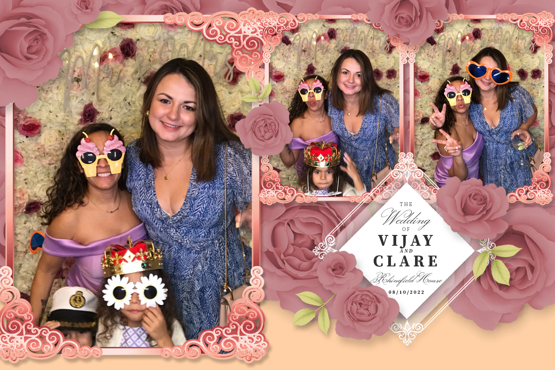 Clare & Vijay | View more photos from the event at gallery.partydelightsphotobooth.co.uk/u/PartyDelightsPhotoBooth/Clare-Vijay