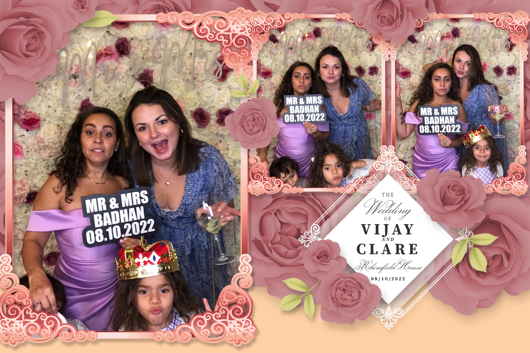 Clare & Vijay | View more photos from the event at gallery.partydelightsphotobooth.co.uk/u/PartyDelightsPhotoBooth/Clare-Vijay