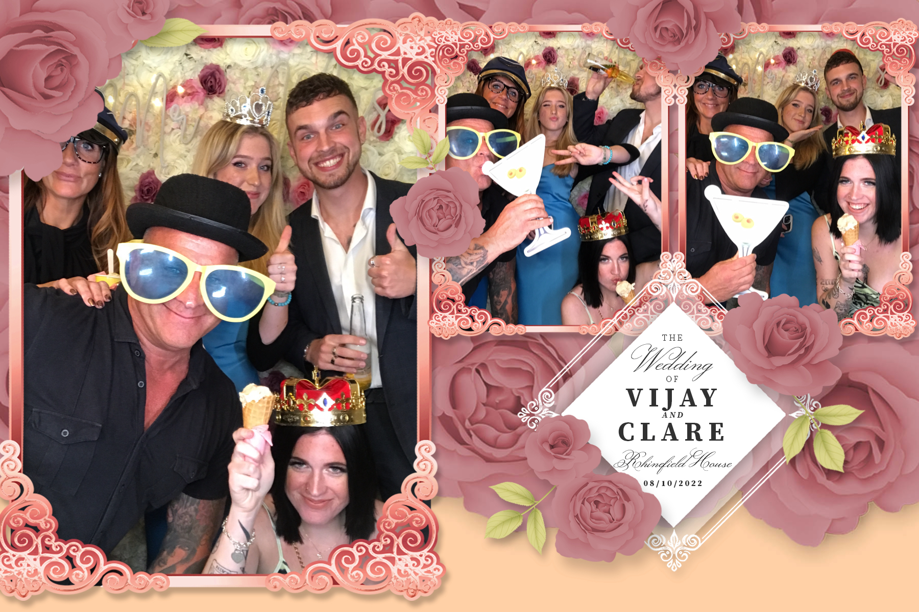 Clare & Vijay | View more photos from the event at gallery.partydelightsphotobooth.co.uk/u/PartyDelightsPhotoBooth/Clare-Vijay
