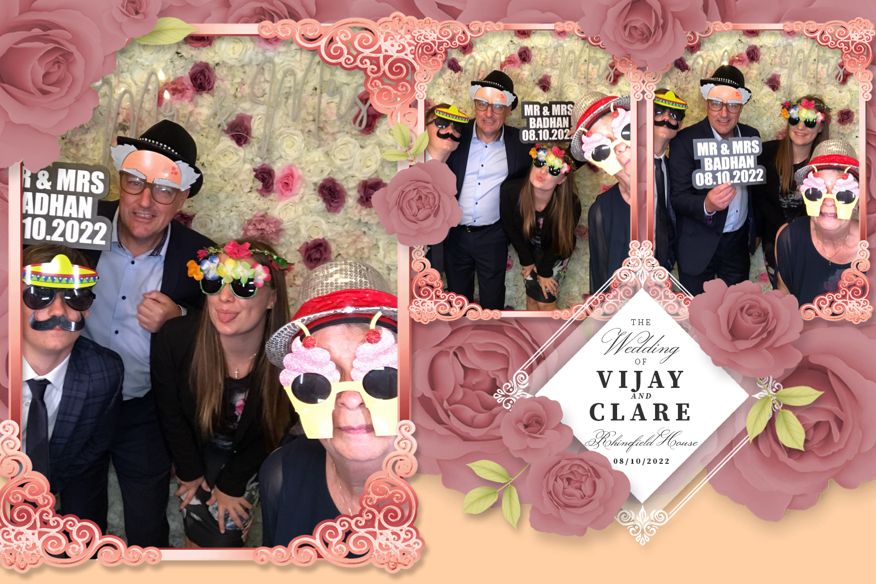 Clare & Vijay | View more photos from the event at gallery.partydelightsphotobooth.co.uk/u/PartyDelightsPhotoBooth/Clare-Vijay