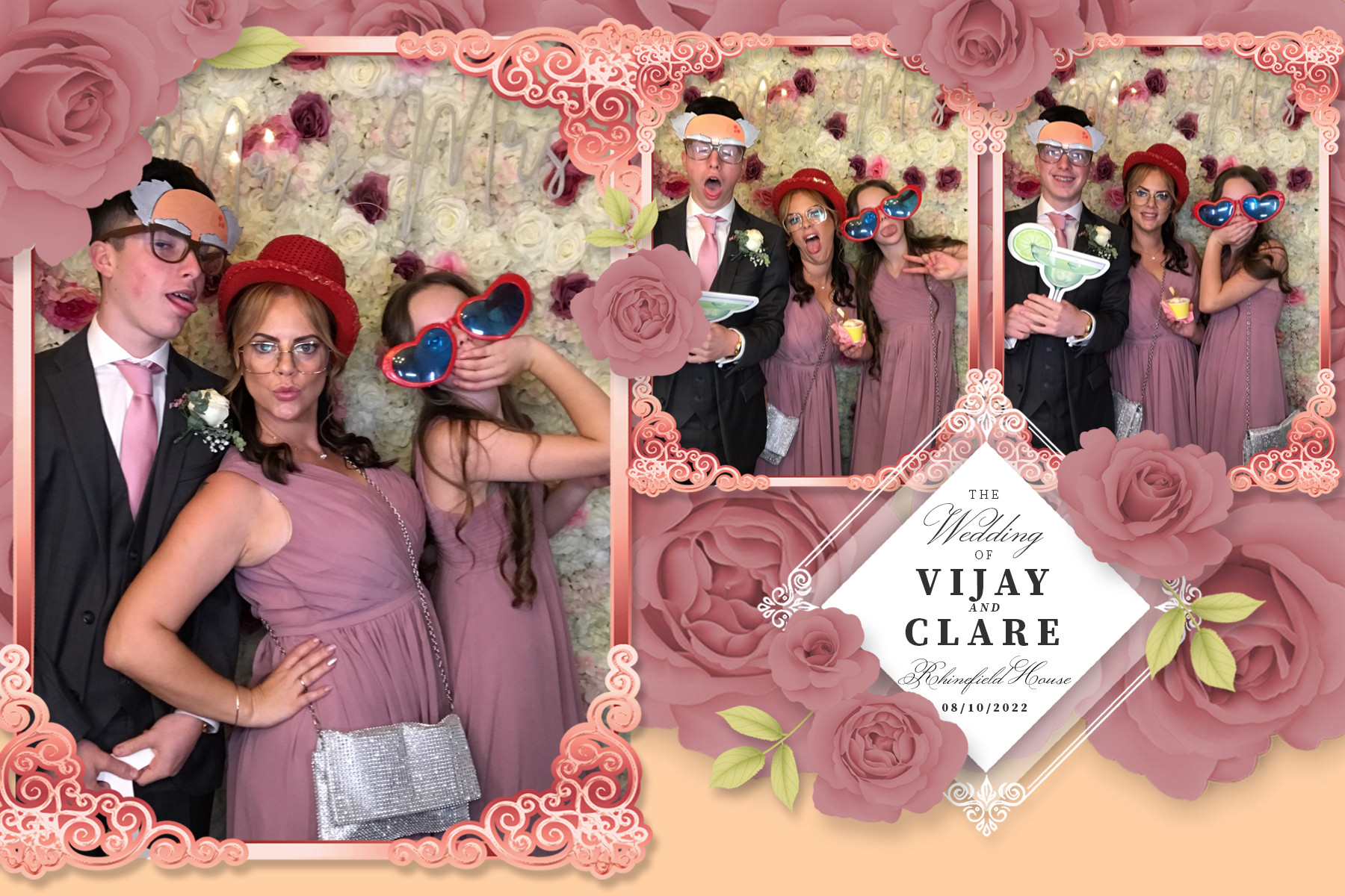 Clare & Vijay | View more photos from the event at gallery.partydelightsphotobooth.co.uk/u/PartyDelightsPhotoBooth/Clare-Vijay