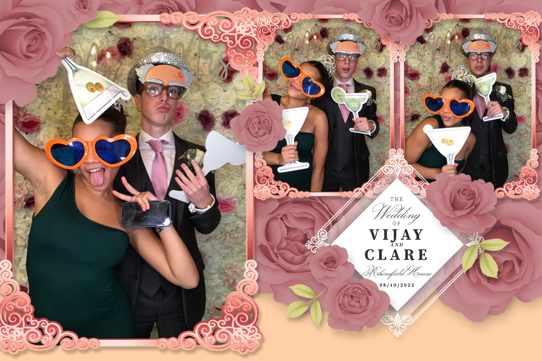 Clare & Vijay | View more photos from the event at gallery.partydelightsphotobooth.co.uk/u/PartyDelightsPhotoBooth/Clare-Vijay