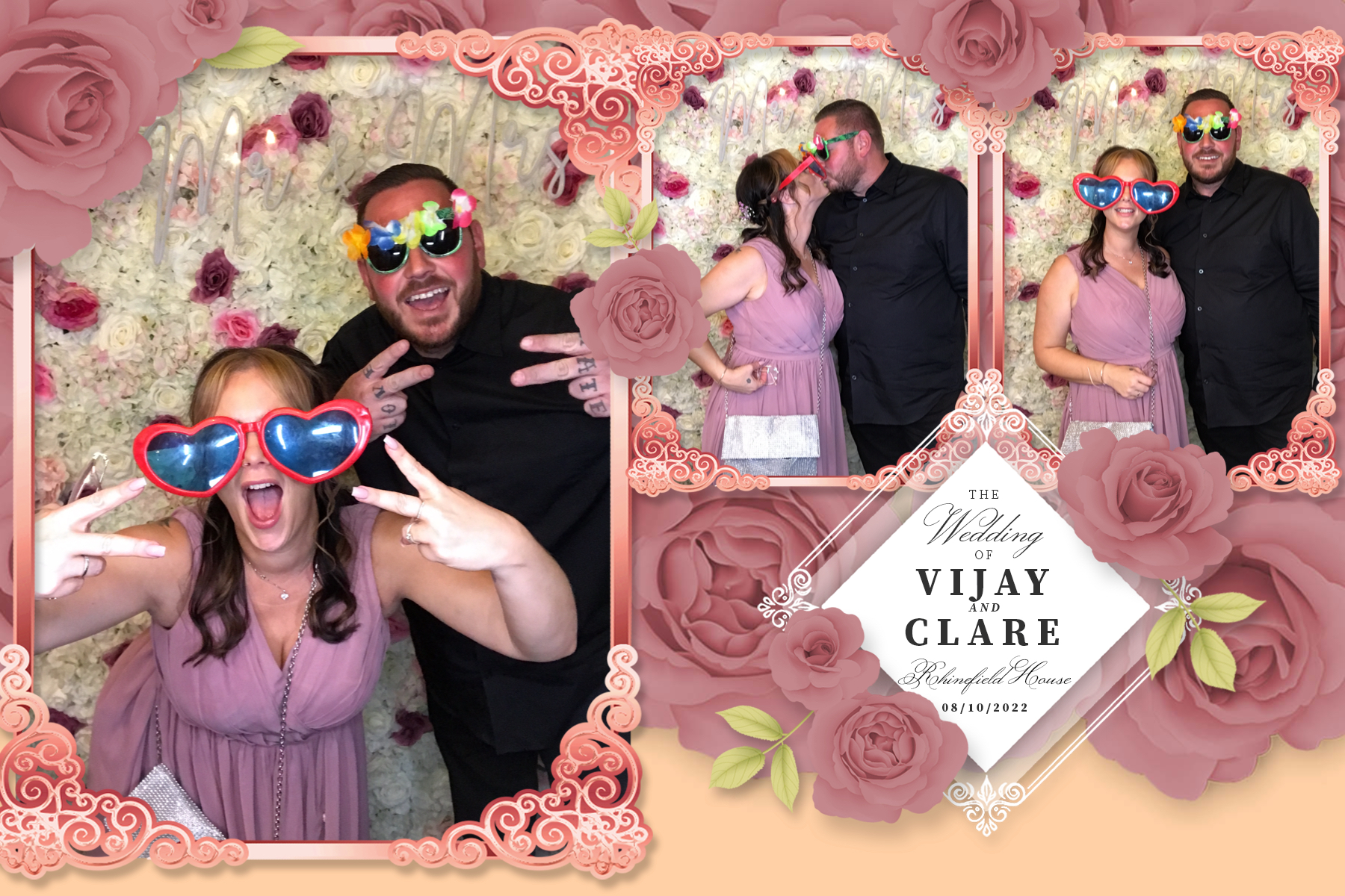 Clare & Vijay | View more photos from the event at gallery.partydelightsphotobooth.co.uk/u/PartyDelightsPhotoBooth/Clare-Vijay