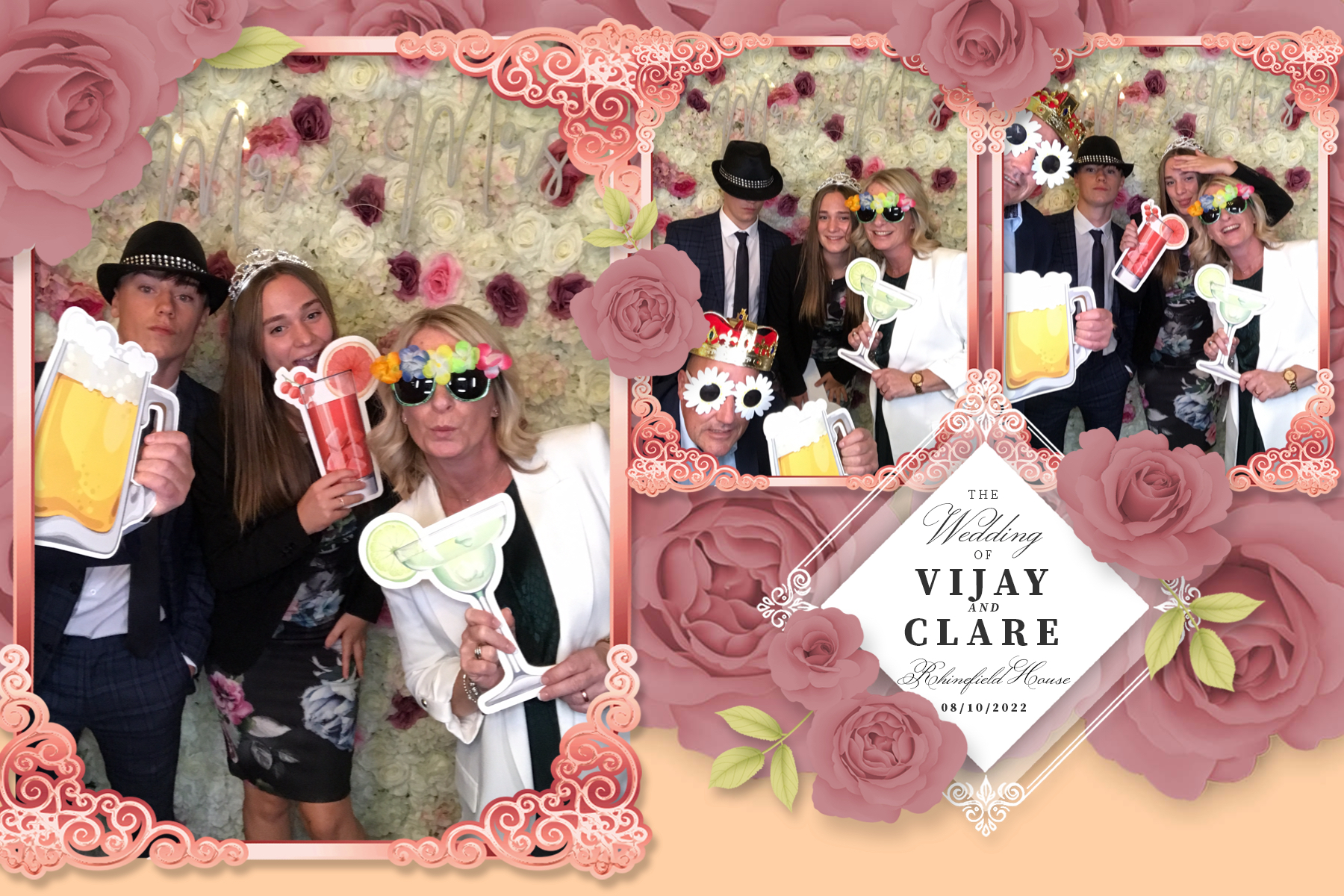 Clare & Vijay | View more photos from the event at gallery.partydelightsphotobooth.co.uk/u/PartyDelightsPhotoBooth/Clare-Vijay