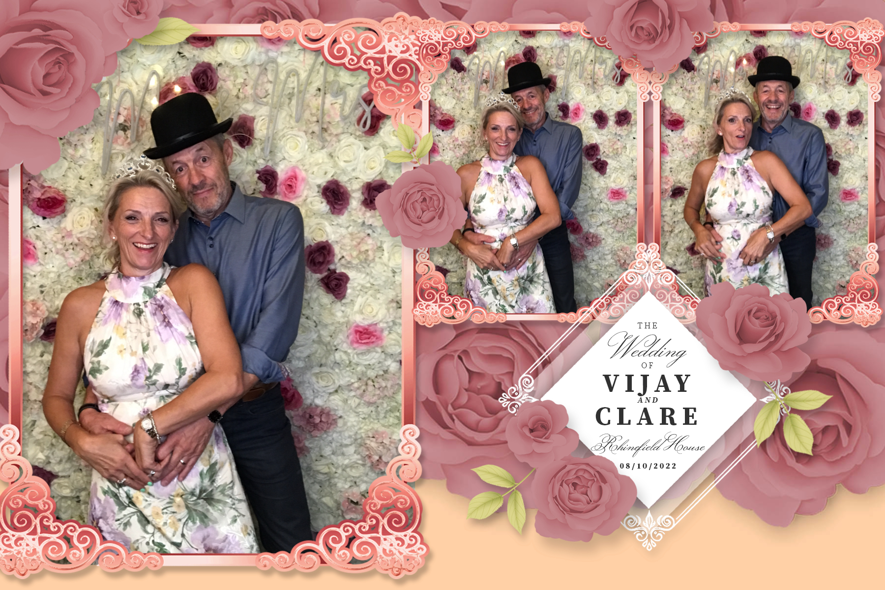 Clare & Vijay | View more photos from the event at gallery.partydelightsphotobooth.co.uk/u/PartyDelightsPhotoBooth/Clare-Vijay