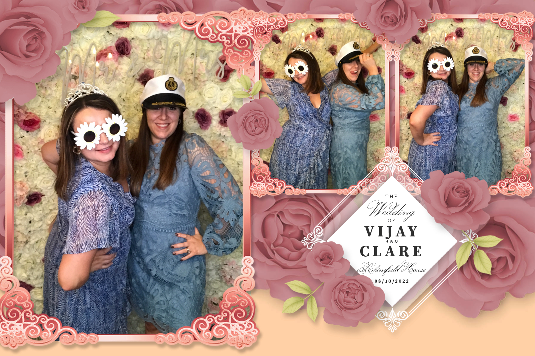 Clare & Vijay | View more photos from the event at gallery.partydelightsphotobooth.co.uk/u/PartyDelightsPhotoBooth/Clare-Vijay