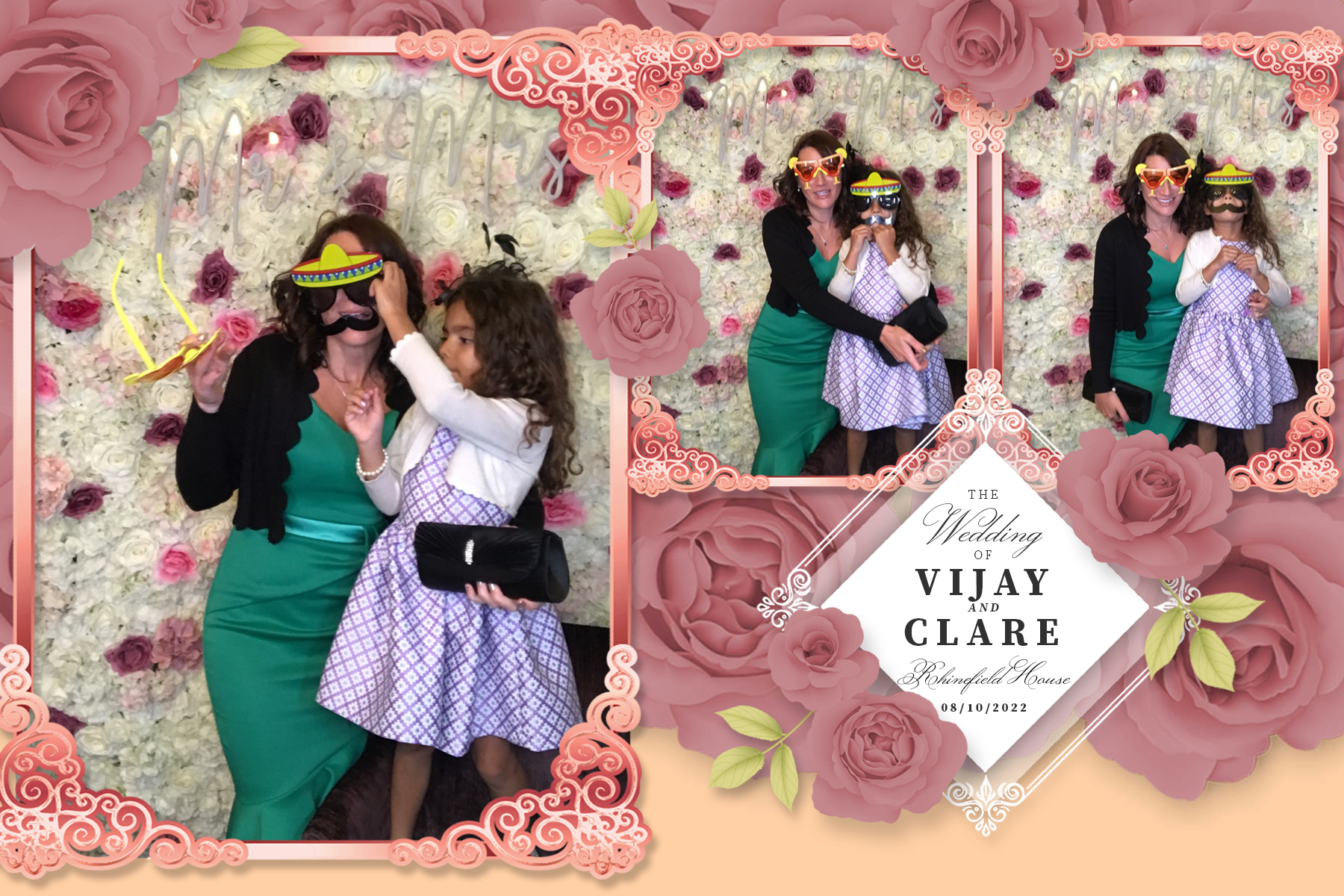Clare & Vijay | View more photos from the event at gallery.partydelightsphotobooth.co.uk/u/PartyDelightsPhotoBooth/Clare-Vijay
