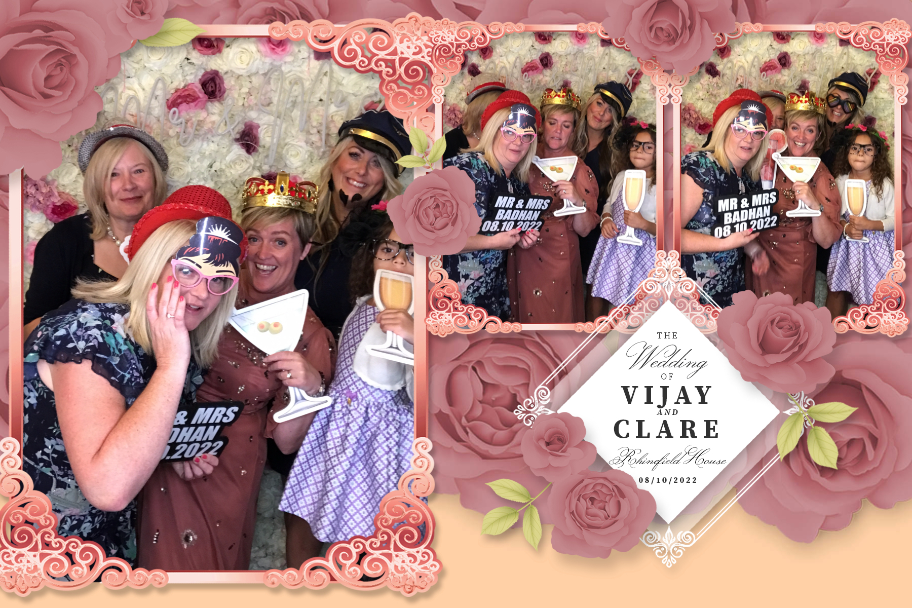 Clare & Vijay | View more photos from the event at gallery.partydelightsphotobooth.co.uk/u/PartyDelightsPhotoBooth/Clare-Vijay