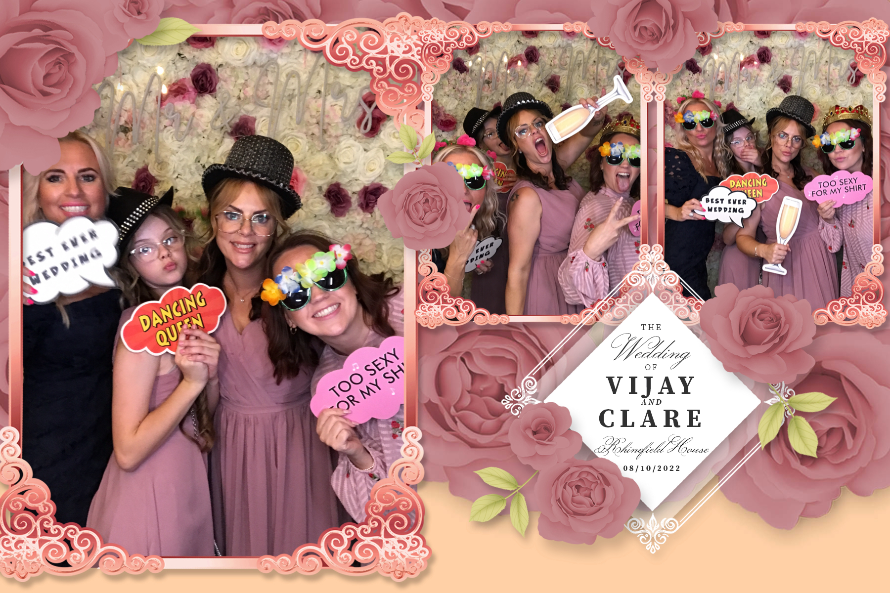 Clare & Vijay | View more photos from the event at gallery.partydelightsphotobooth.co.uk/u/PartyDelightsPhotoBooth/Clare-Vijay