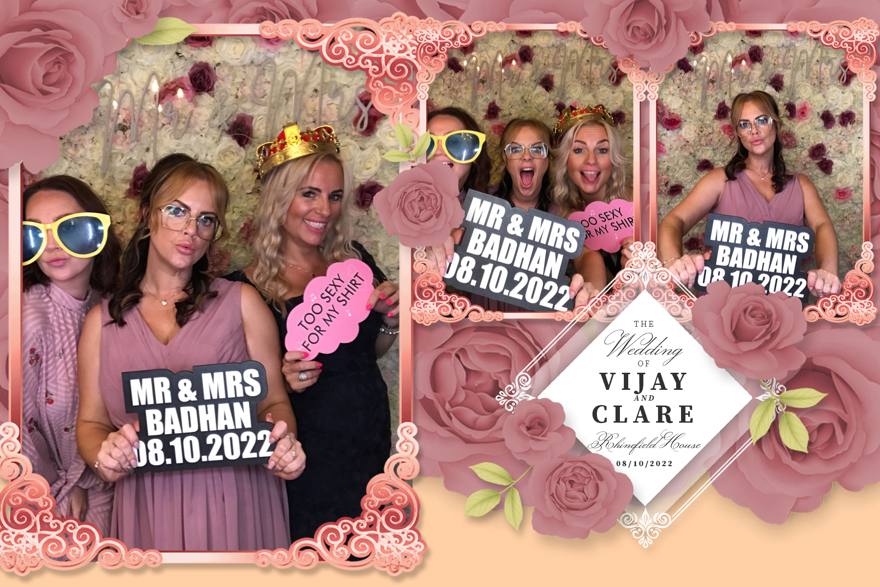 Clare & Vijay | View more photos from the event at gallery.partydelightsphotobooth.co.uk/u/PartyDelightsPhotoBooth/Clare-Vijay