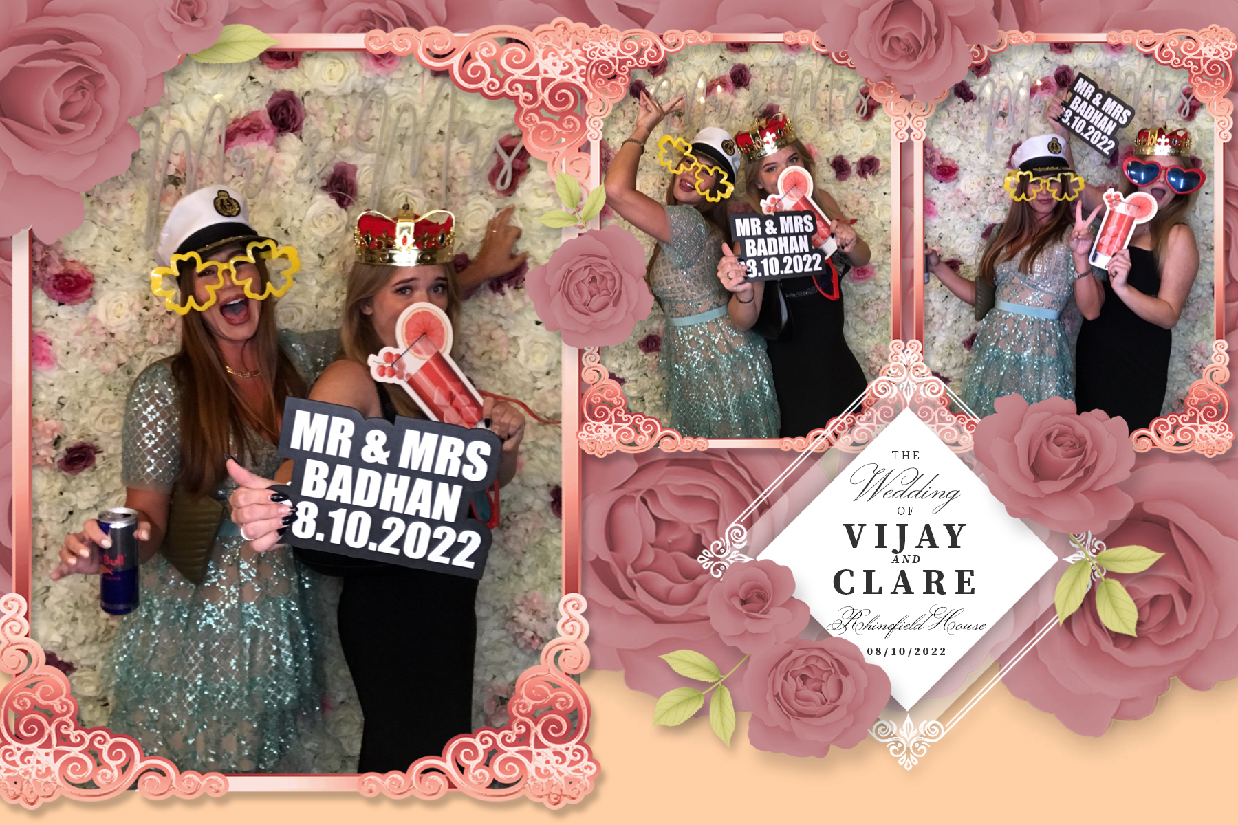 Clare & Vijay | View more photos from the event at gallery.partydelightsphotobooth.co.uk/u/PartyDelightsPhotoBooth/Clare-Vijay