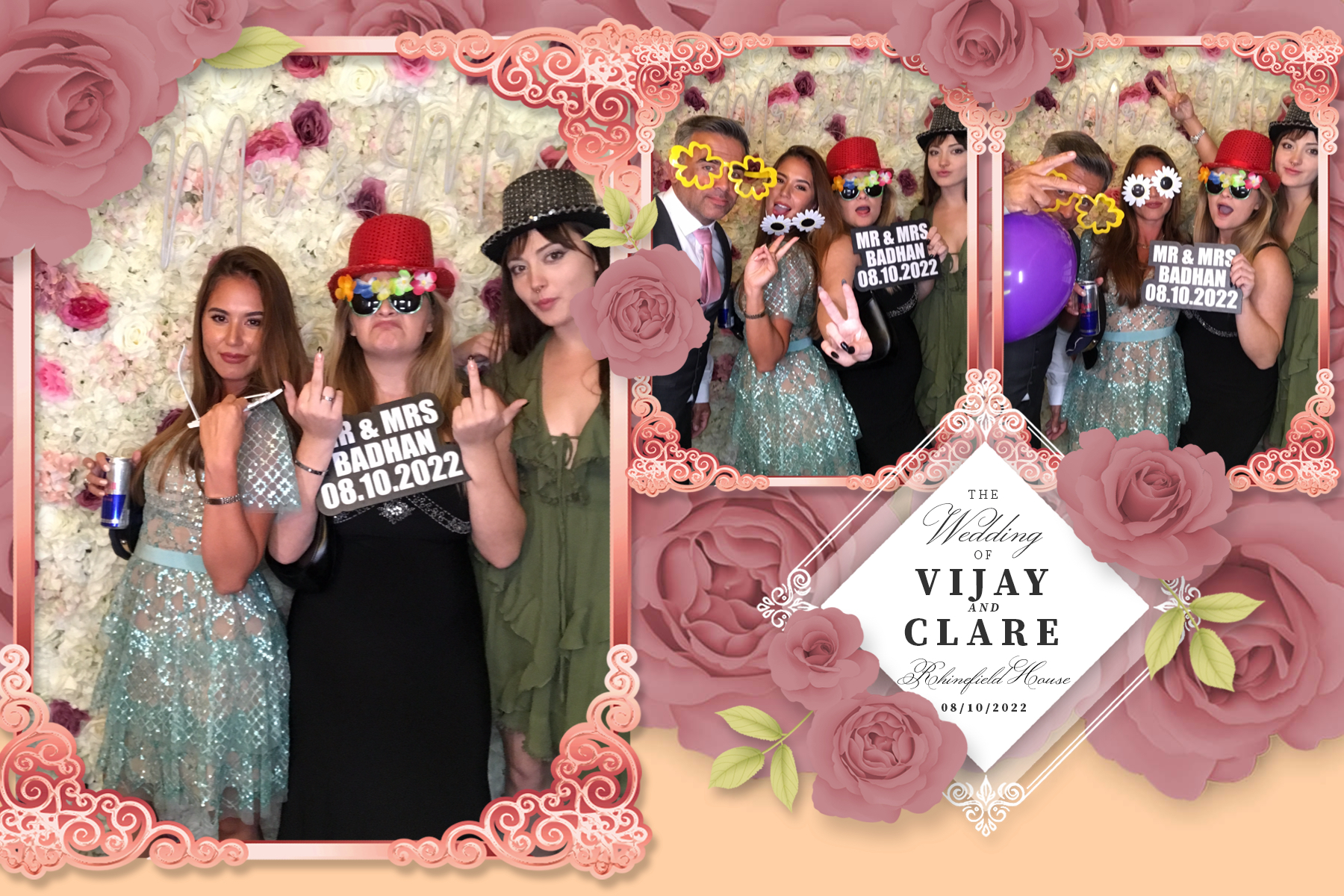 Clare & Vijay | View more photos from the event at gallery.partydelightsphotobooth.co.uk/u/PartyDelightsPhotoBooth/Clare-Vijay