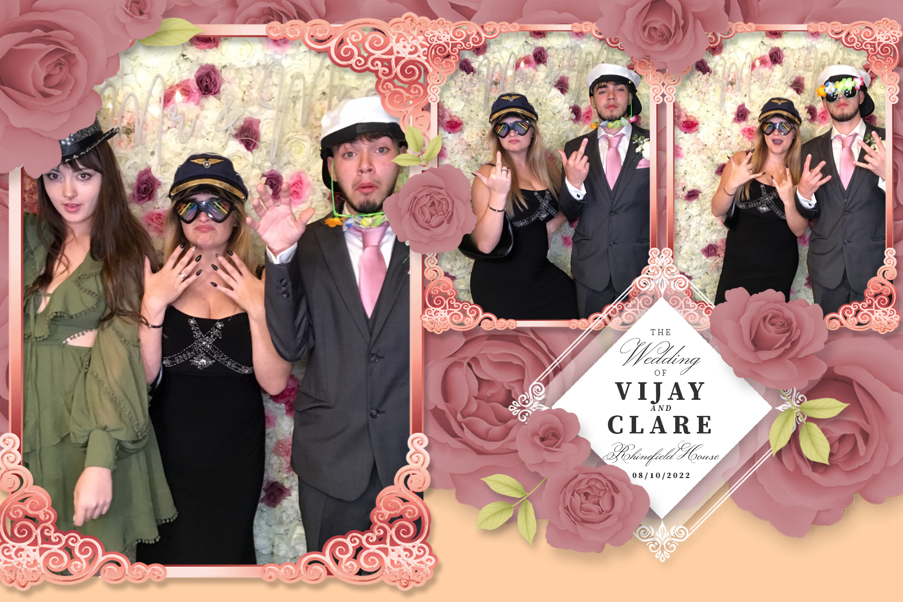 Clare & Vijay | View more photos from the event at gallery.partydelightsphotobooth.co.uk/u/PartyDelightsPhotoBooth/Clare-Vijay