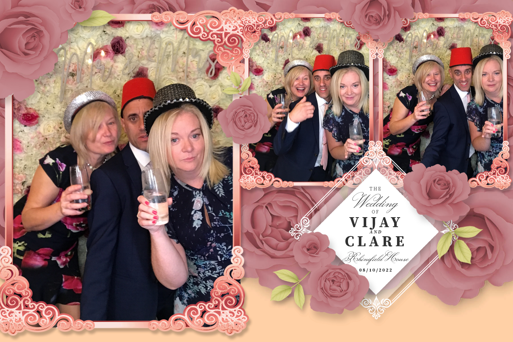 Clare & Vijay | View more photos from the event at gallery.partydelightsphotobooth.co.uk/u/PartyDelightsPhotoBooth/Clare-Vijay