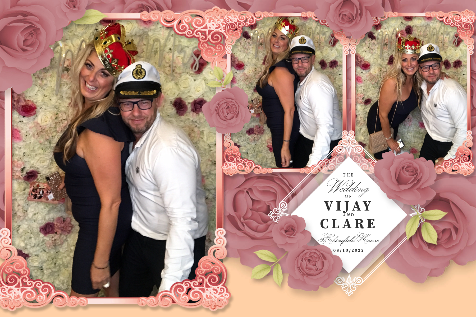 Clare & Vijay | View more photos from the event at gallery.partydelightsphotobooth.co.uk/u/PartyDelightsPhotoBooth/Clare-Vijay