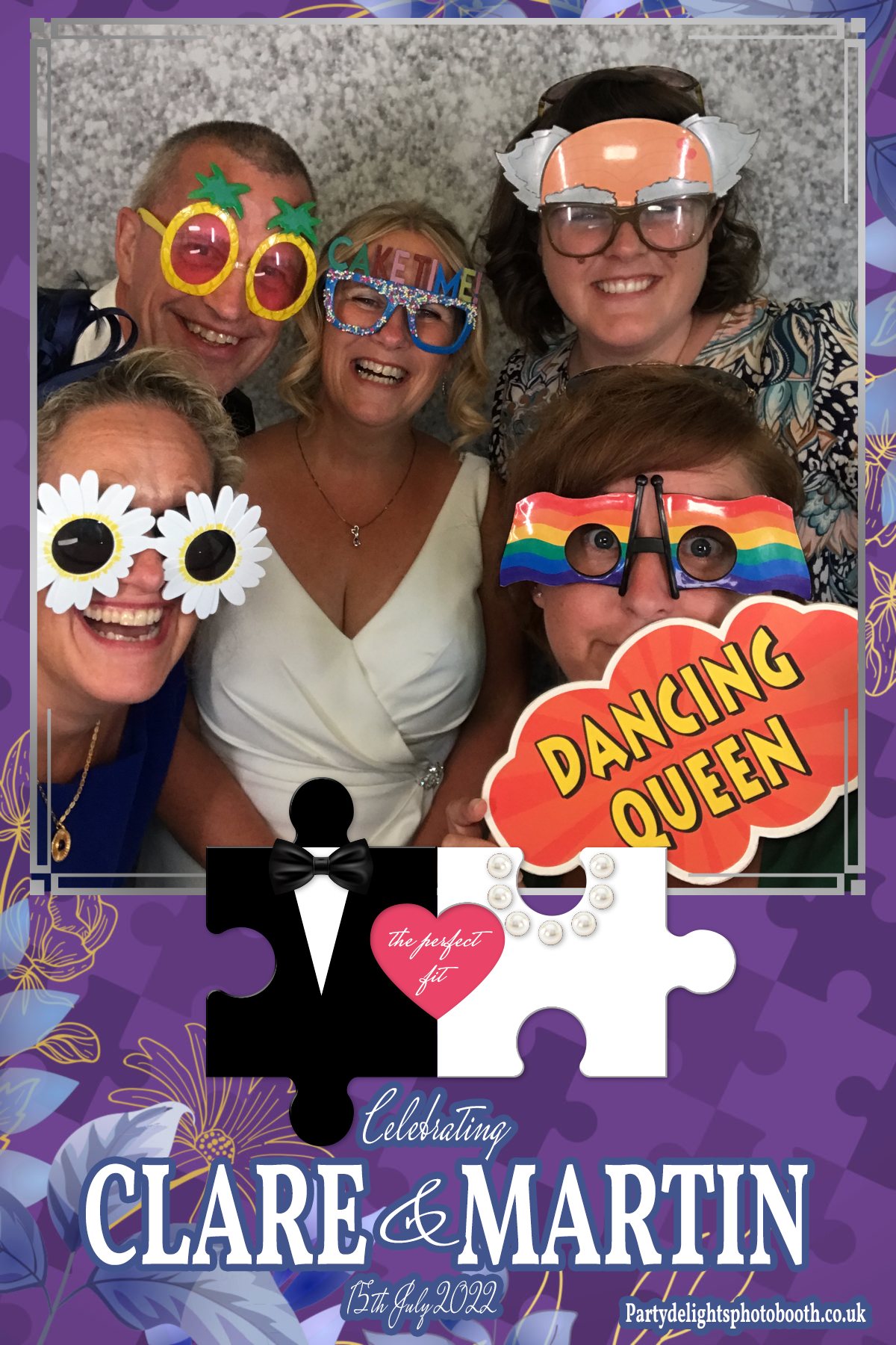 Clare and Martin's Wedding | View more photos from the event at gallery.partydelightsphotobooth.co.uk/u/PartyDelightsPhotoBooth/Clare-and-Martins-Wedding