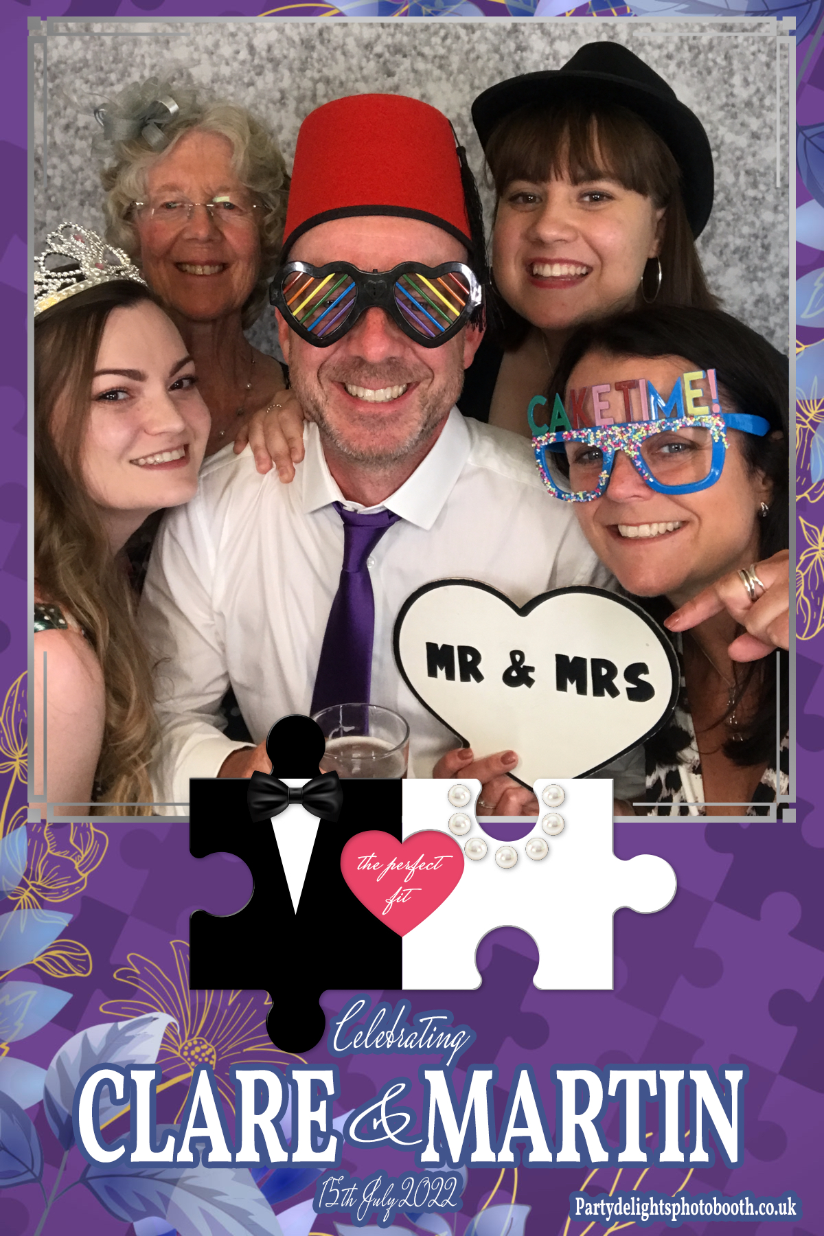 Clare and Martin's Wedding | View more photos from the event at gallery.partydelightsphotobooth.co.uk/u/PartyDelightsPhotoBooth/Clare-and-Martins-Wedding